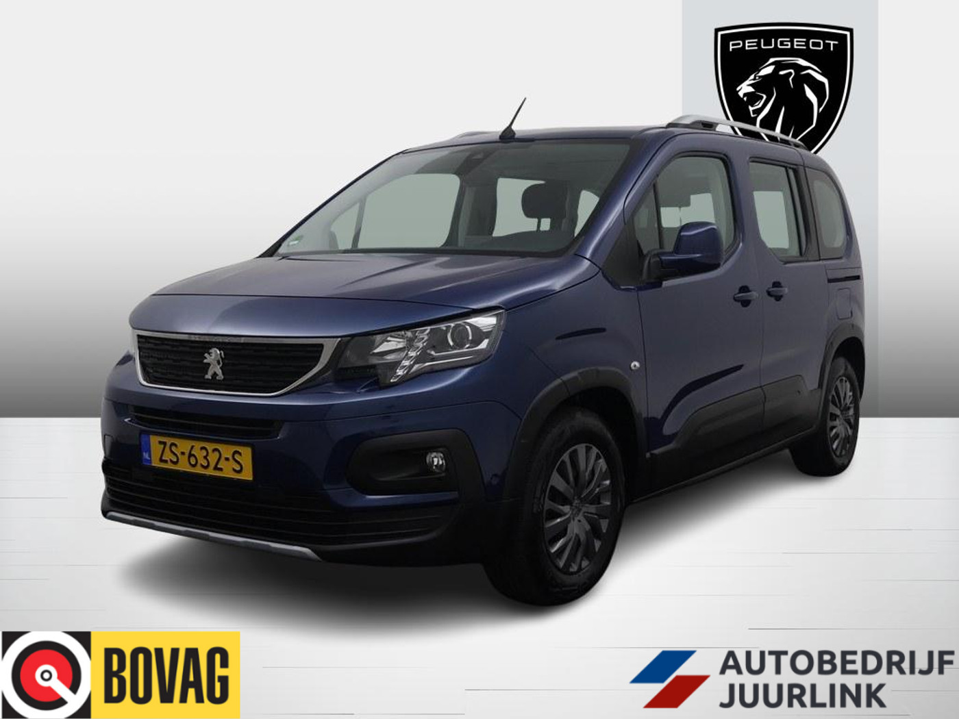 Peugeot Rifter 1.2T 110PK Allure  Trekhaak/Camera/Nav/Led/CarPlay 2019 - voorkant