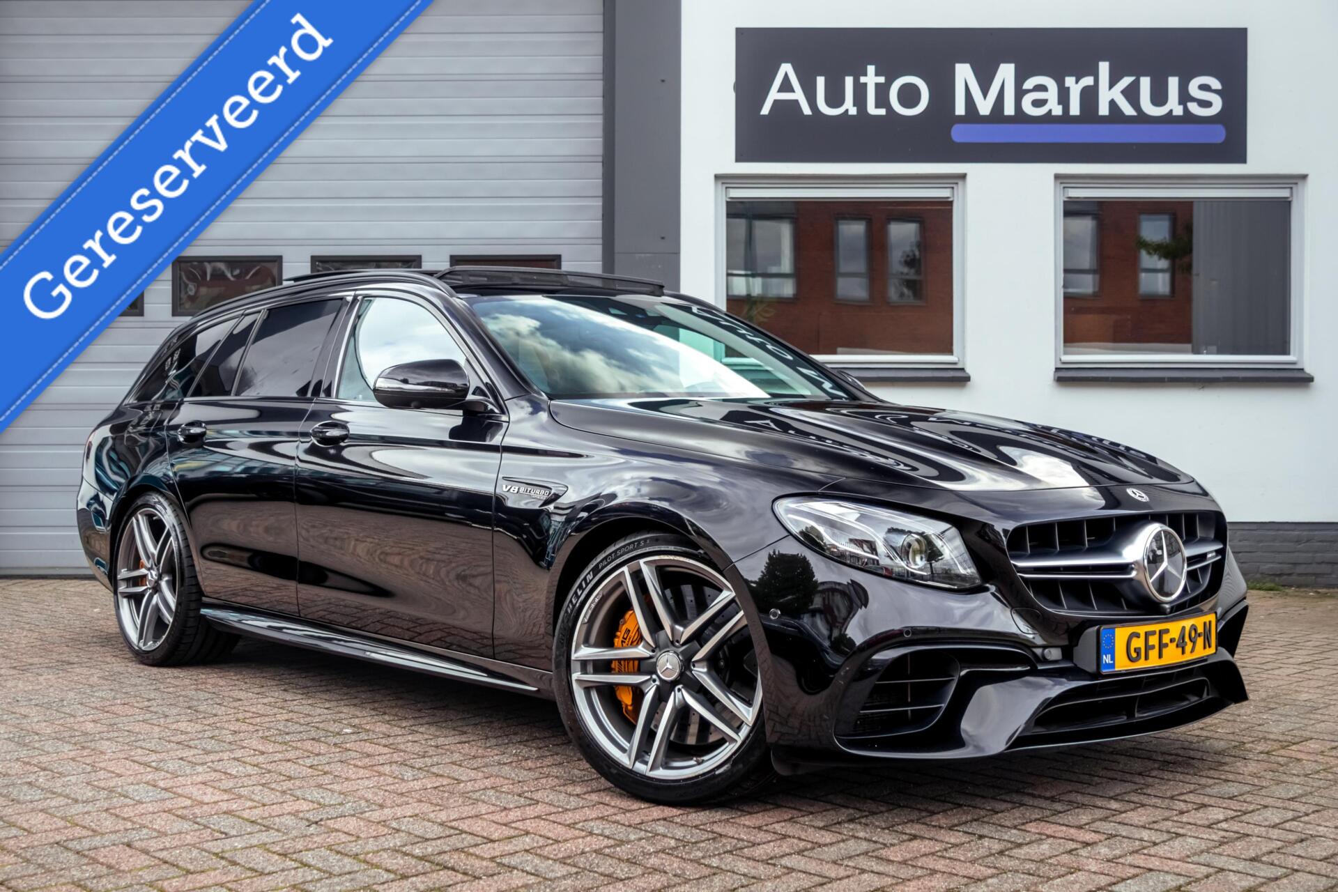 Mercedes-Benz AMG E 63 S AMG E63 S|Keramisch|Pano|Massage|Ventilatie|ACC|Burmester 2018 - voorkant