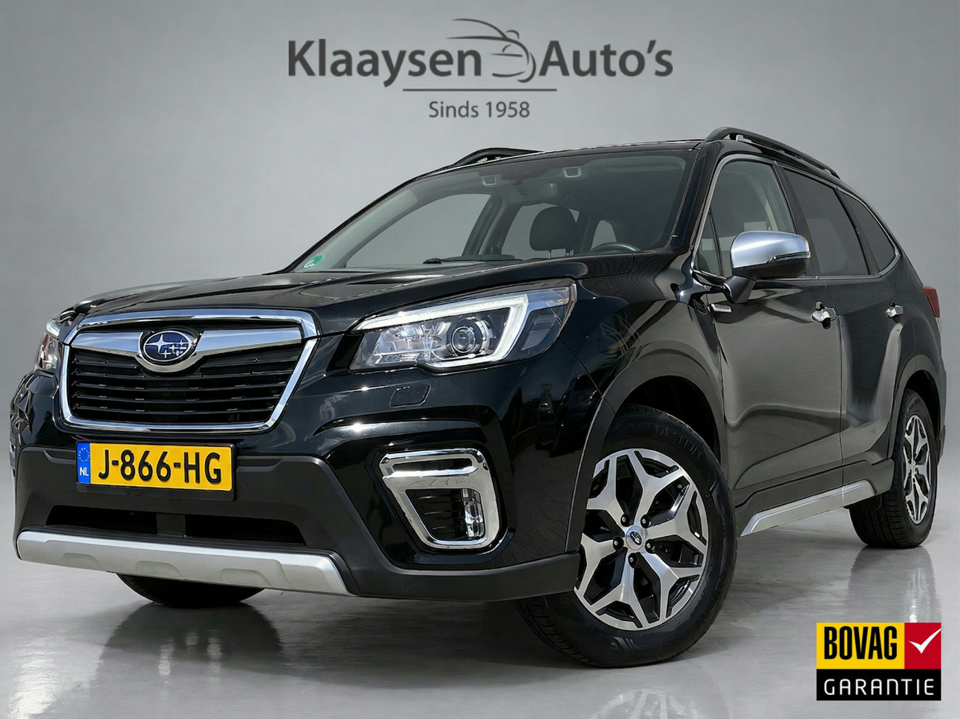 Subaru Forester 2.0i e-BOXER Luxury AUT. | dealer onderh. | leder interieur | trekhaak | adapt. cruise | carplay | memory seat 2019 - voorkant
