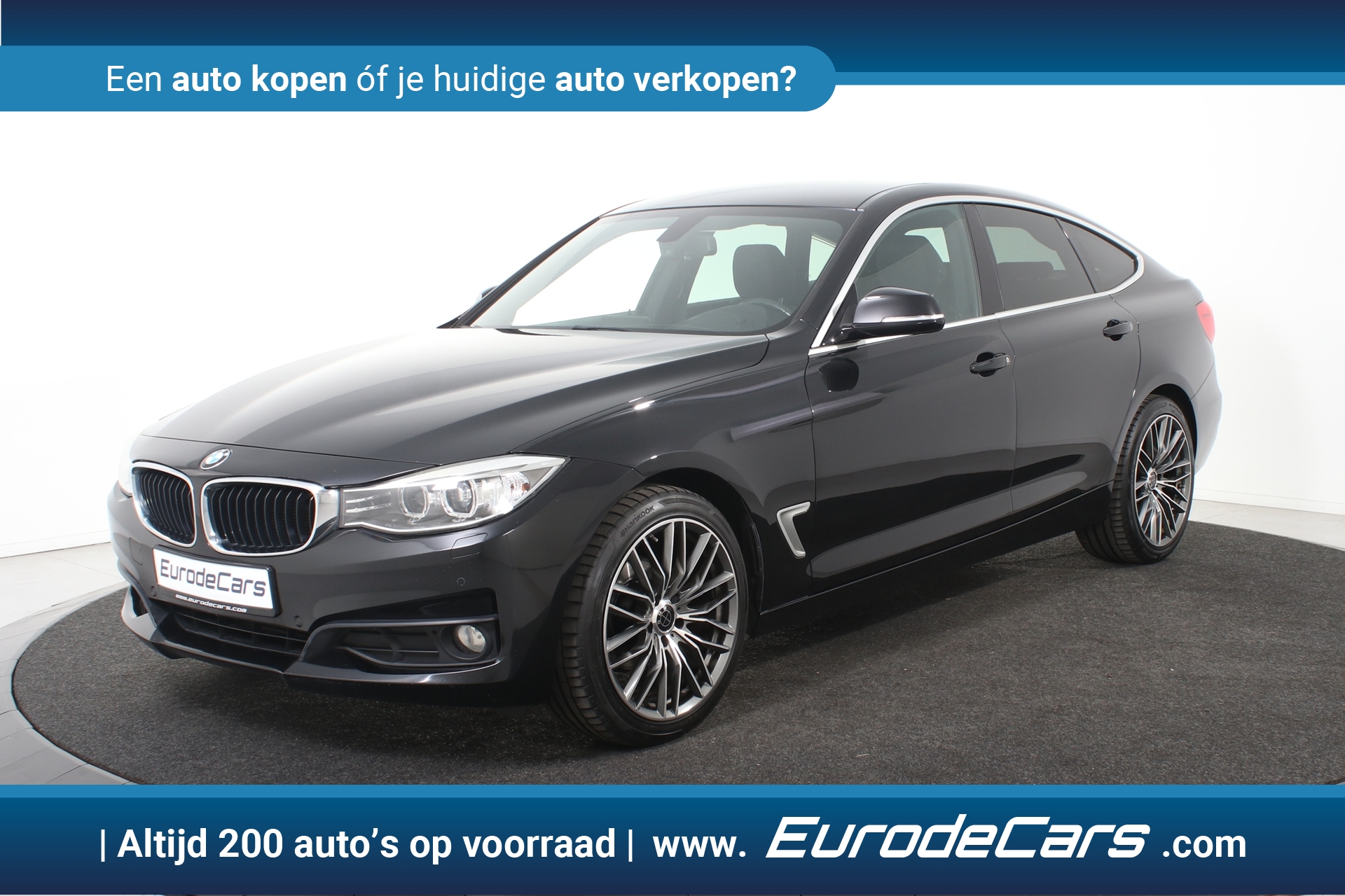 BMW 3 Series 318d Gran Turismo GT *Leer*Navigatie* 2016 - voorkant