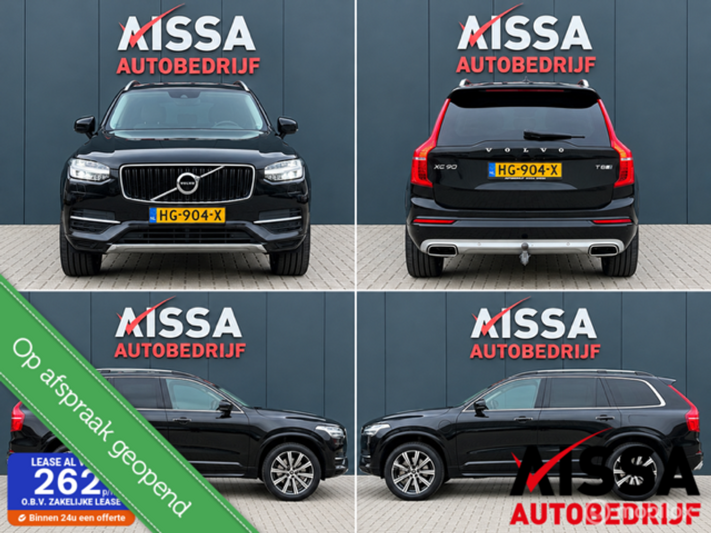 Volvo Xc90 T8 Twin Engine 2.0 T8 Twin Engine AWD Inscription 7 Pers ACC Luchtvering Panoramadak Camera Leder Trekhaak 2015 - voorkant