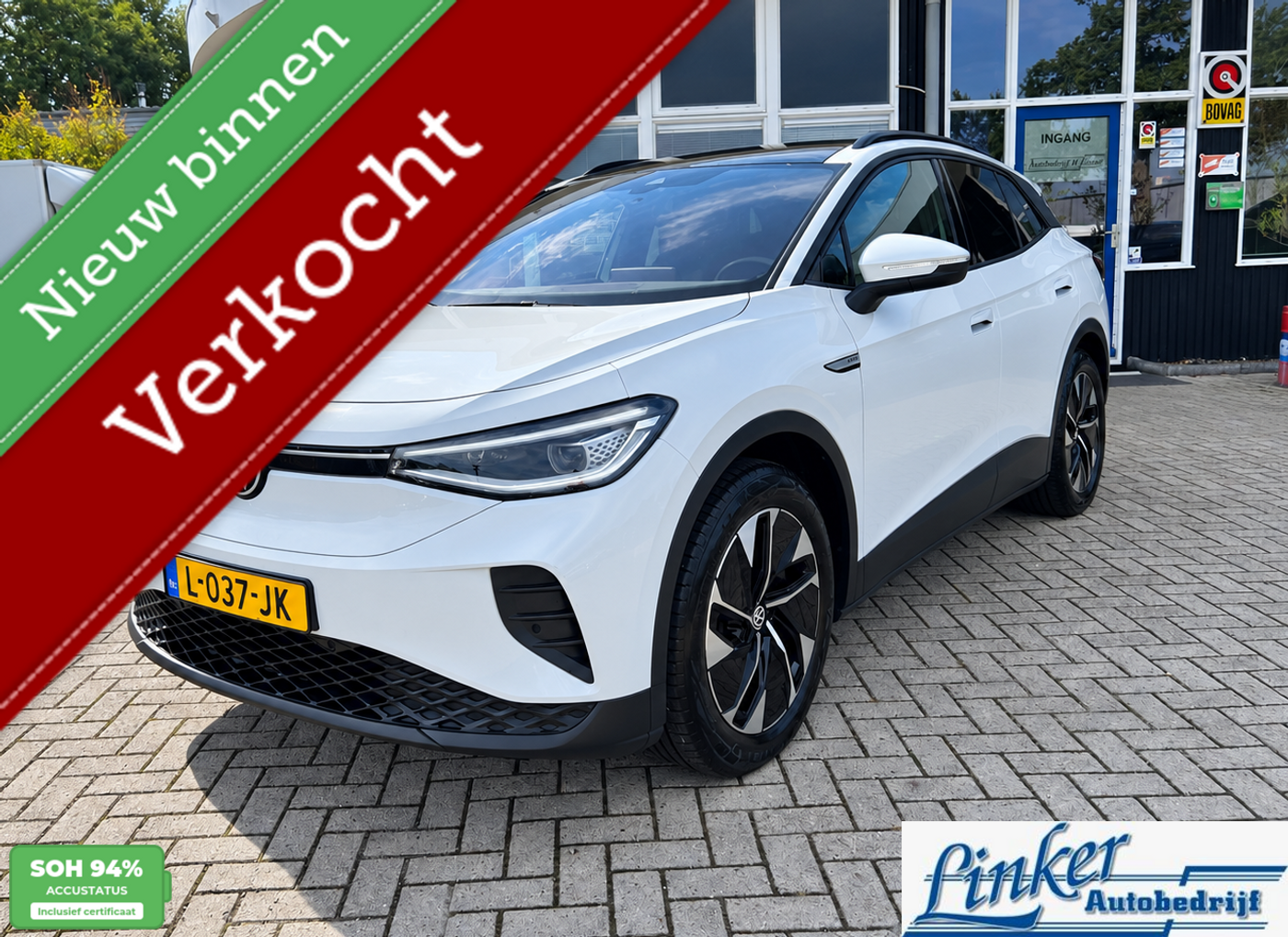 Volkswagen Id.4 Pro 150 KW Max 77 kWh SOH 94%|PANO|ELEKTR TREKH|LUXE STOELEN 2021 - voorkant