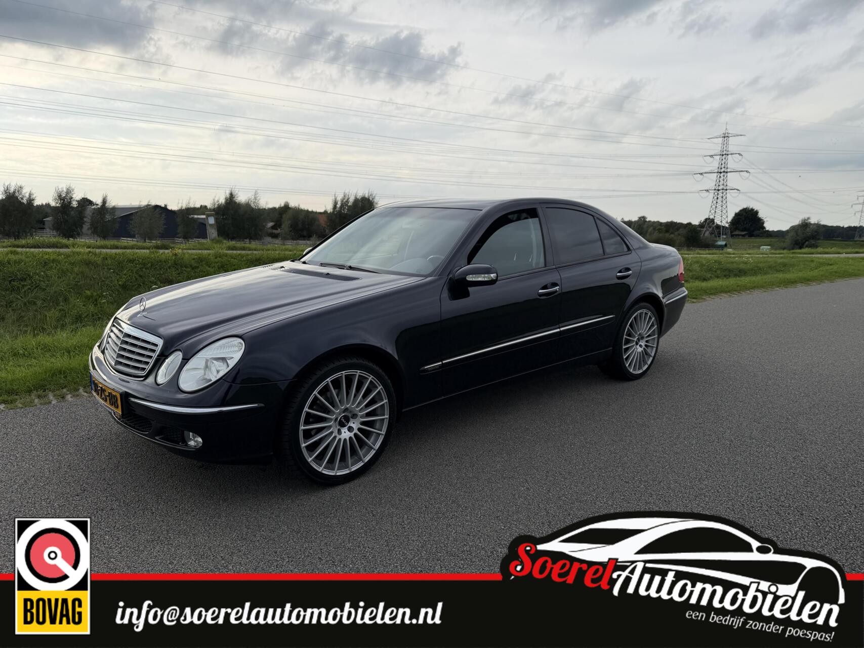 Mercedes-Benz E 240 240 184858 km 6cilinder handbak oersterk boekjes 2004 - voorkant