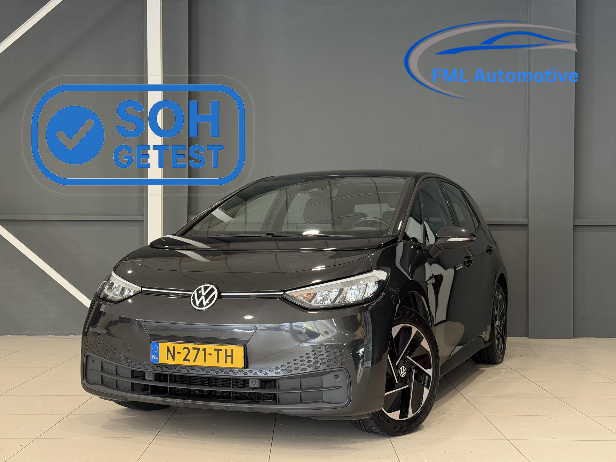 Volkswagen Id.3 Pro 107 KW Pro 58 kWh 2021 - voorkant