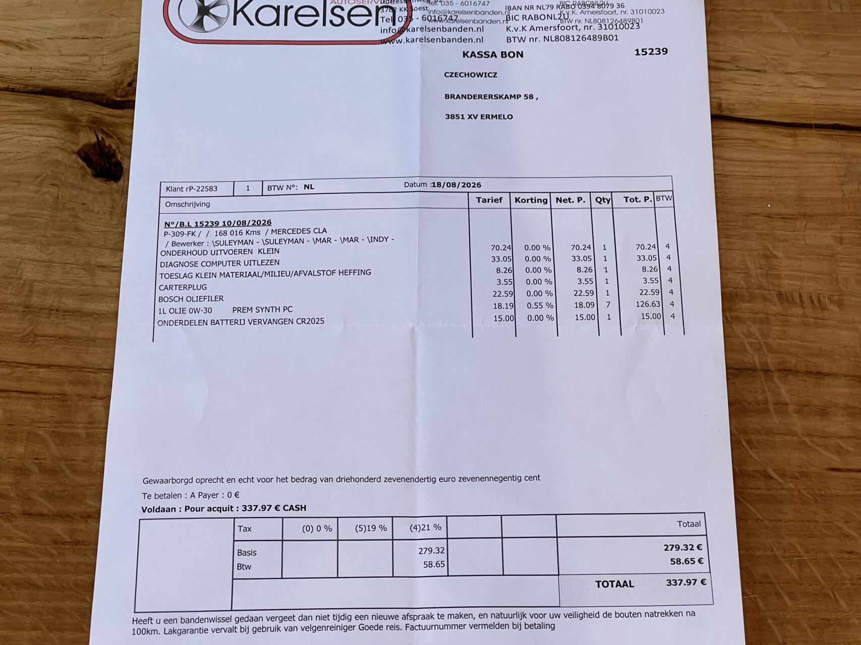 Foto van Mercedes-Benz Cla 200 D
