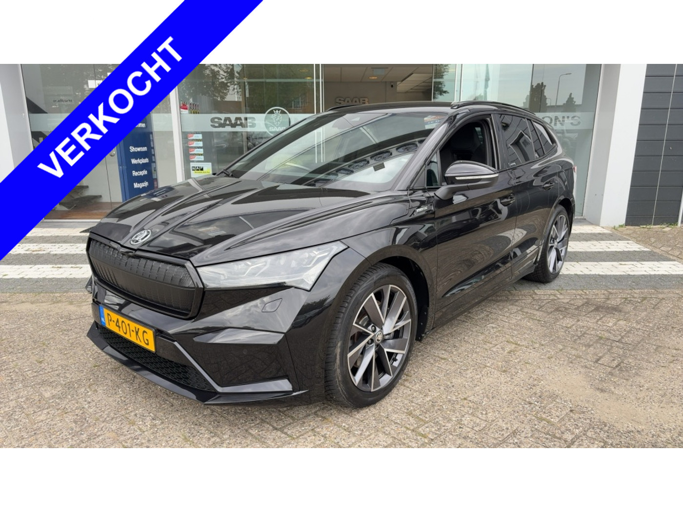 Skoda Enyaq 80 80 Sportline 2022 - voorkant