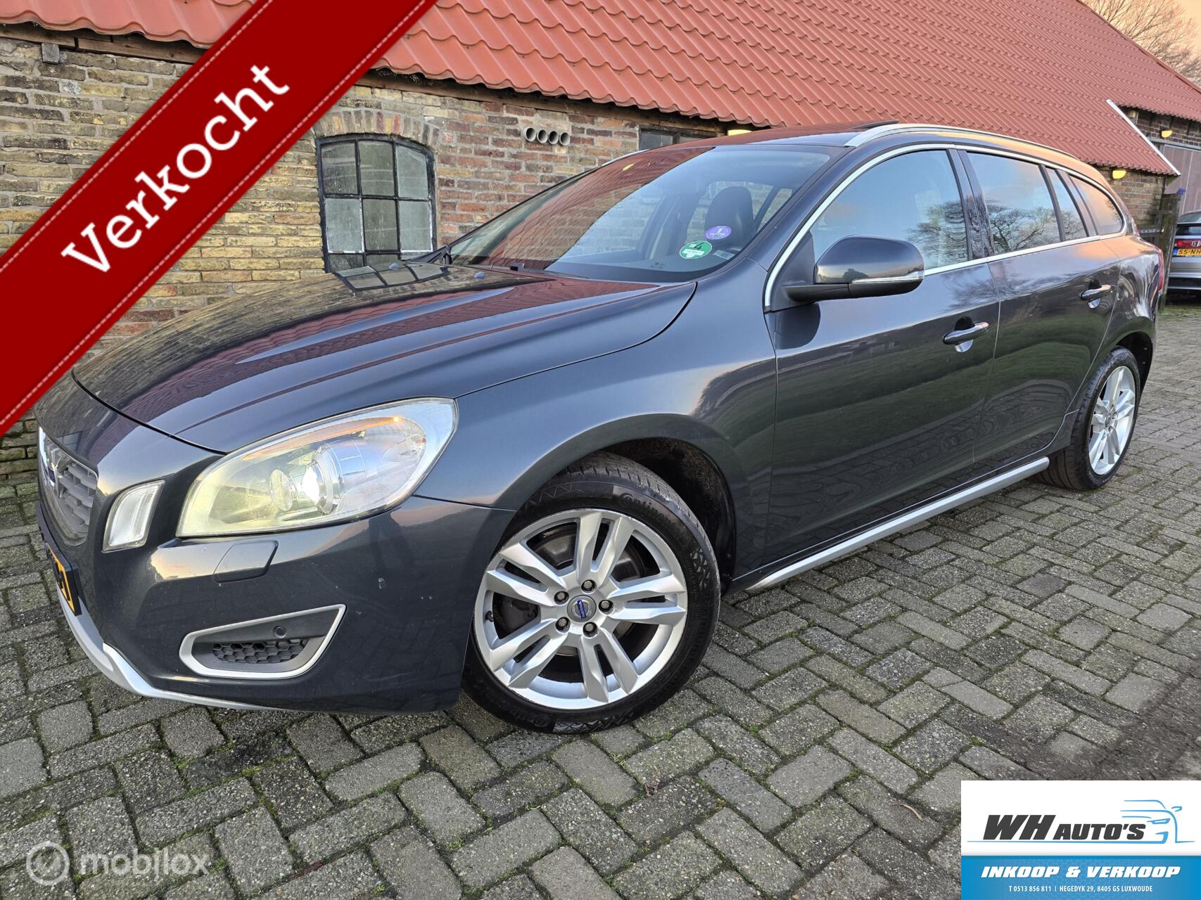 Volvo V60 1.6 T4 Summum 180pk | Xenon | open dak| Trekhaak 2011 - voorkant