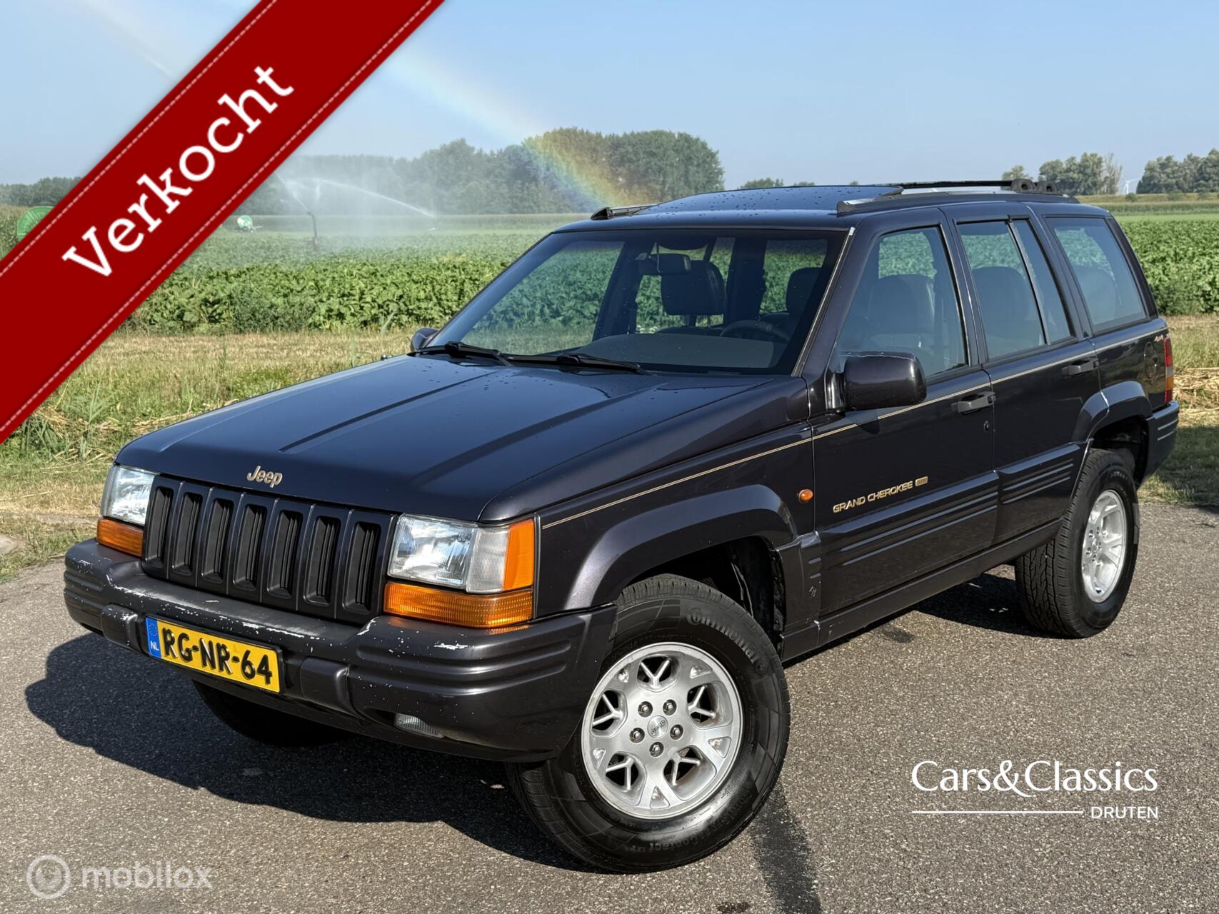 Jeep Grand Cherokee 5.2i V8 Limited, NL Auto, Airco 1997 - voorkant