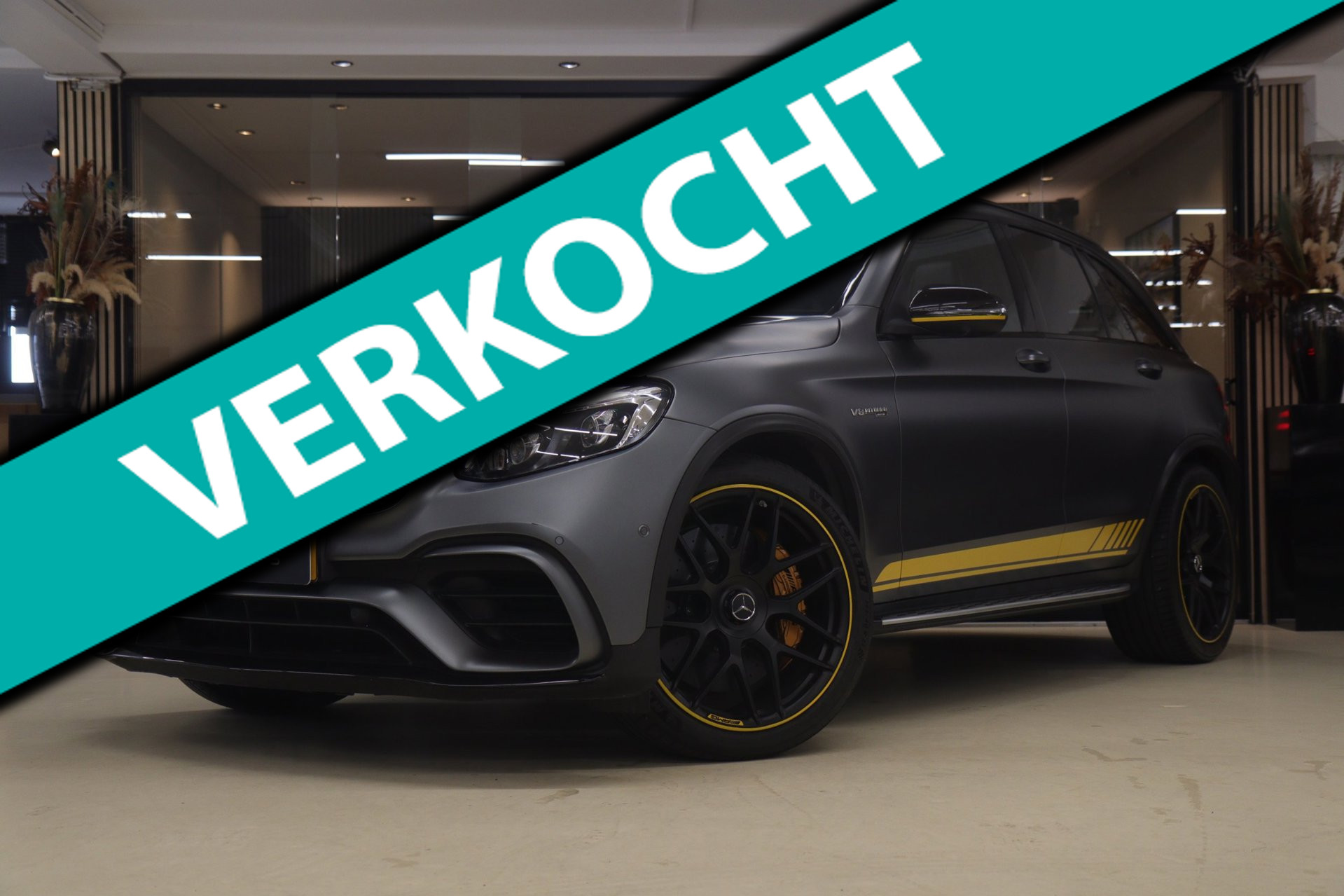 Mercedes-Benz AMG GLC 63 S 4Matic AMG 63 S 4MATIC+ Edition 1 /Kuip/Keramisch/HUD/BURM/PANO/BOMVOL 2018 - voorkant