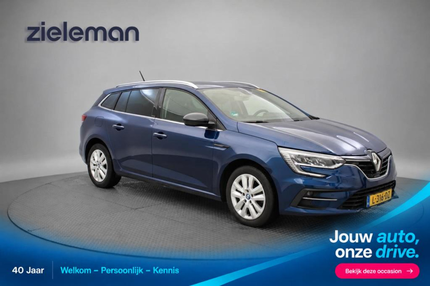 Renault Megane E-tech Plug-in Hybrid Estate 1.6 E-Tech Plug-In Hybrid 160 Business Zen - Digitaal Cockpit, Carplay, Clima, Camera 2021 - voorkant