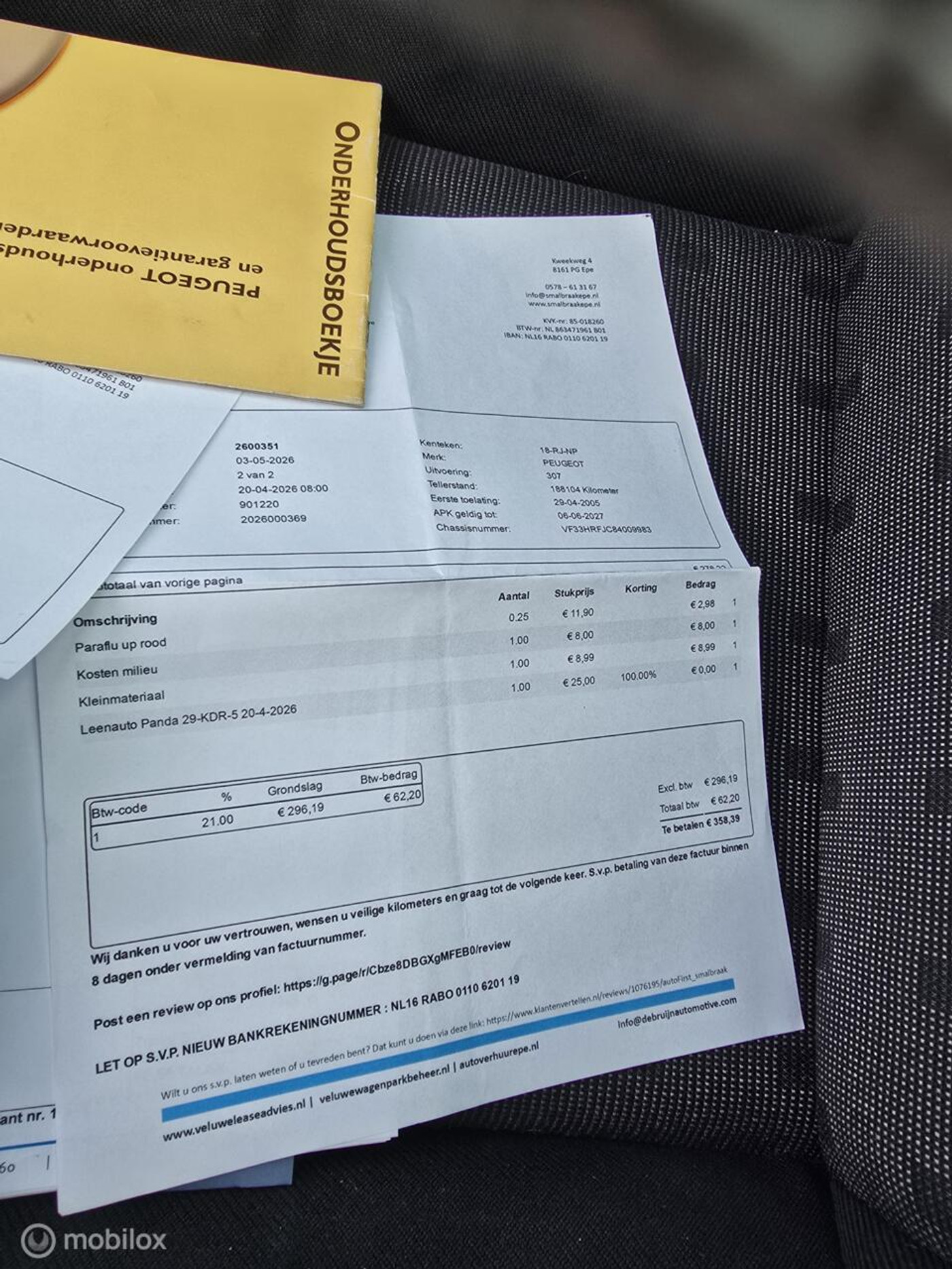 Foto van Peugeot 307
