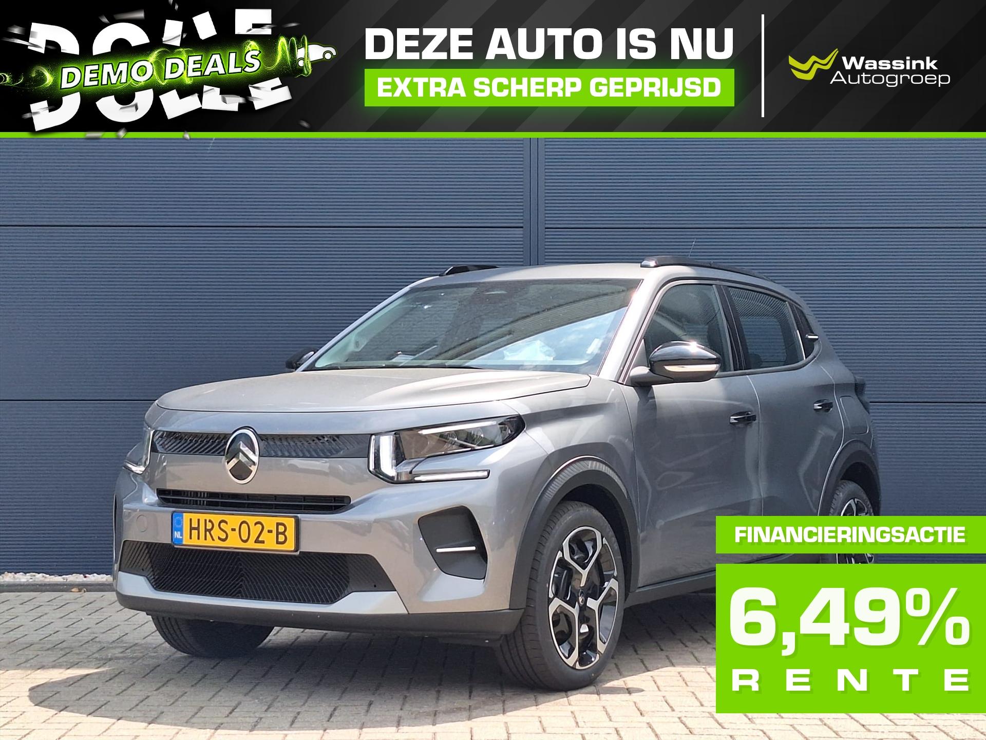 Citroën C3 1.2 Turbo 100pk PLUS DEMO DEAL| Apple CarPlay/ 2025 - voorkant