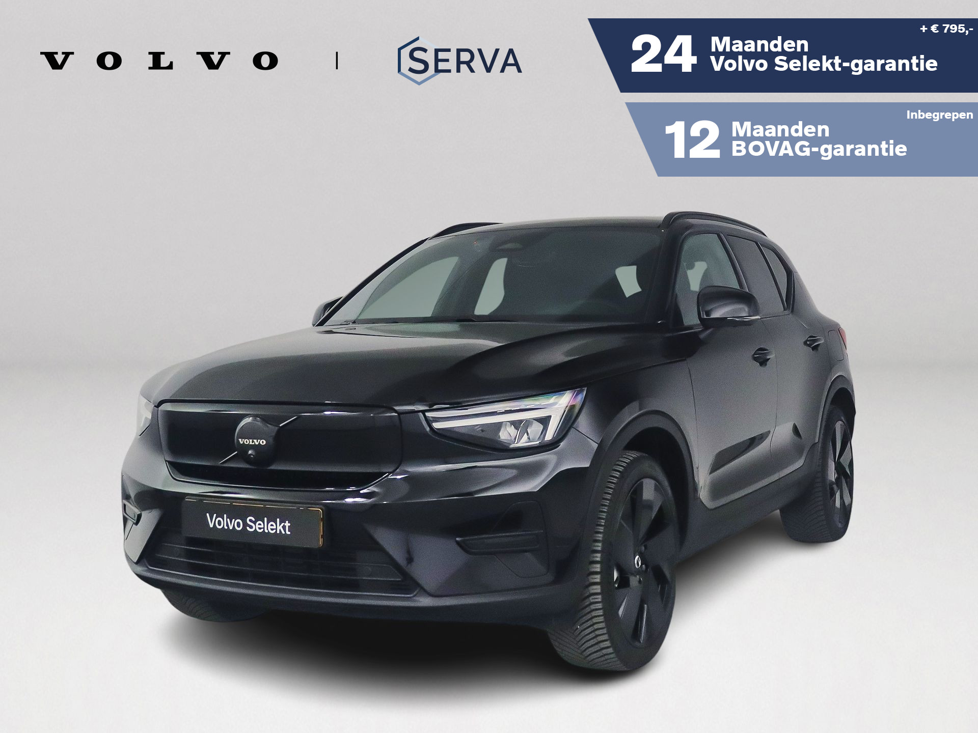 Volvo Ex40 Single Motor Extended Range Plus Black Ed. 82 kWh | 360° camera | Harman Kardon | Stoel- en stuurverwarming 2025 - voorkant