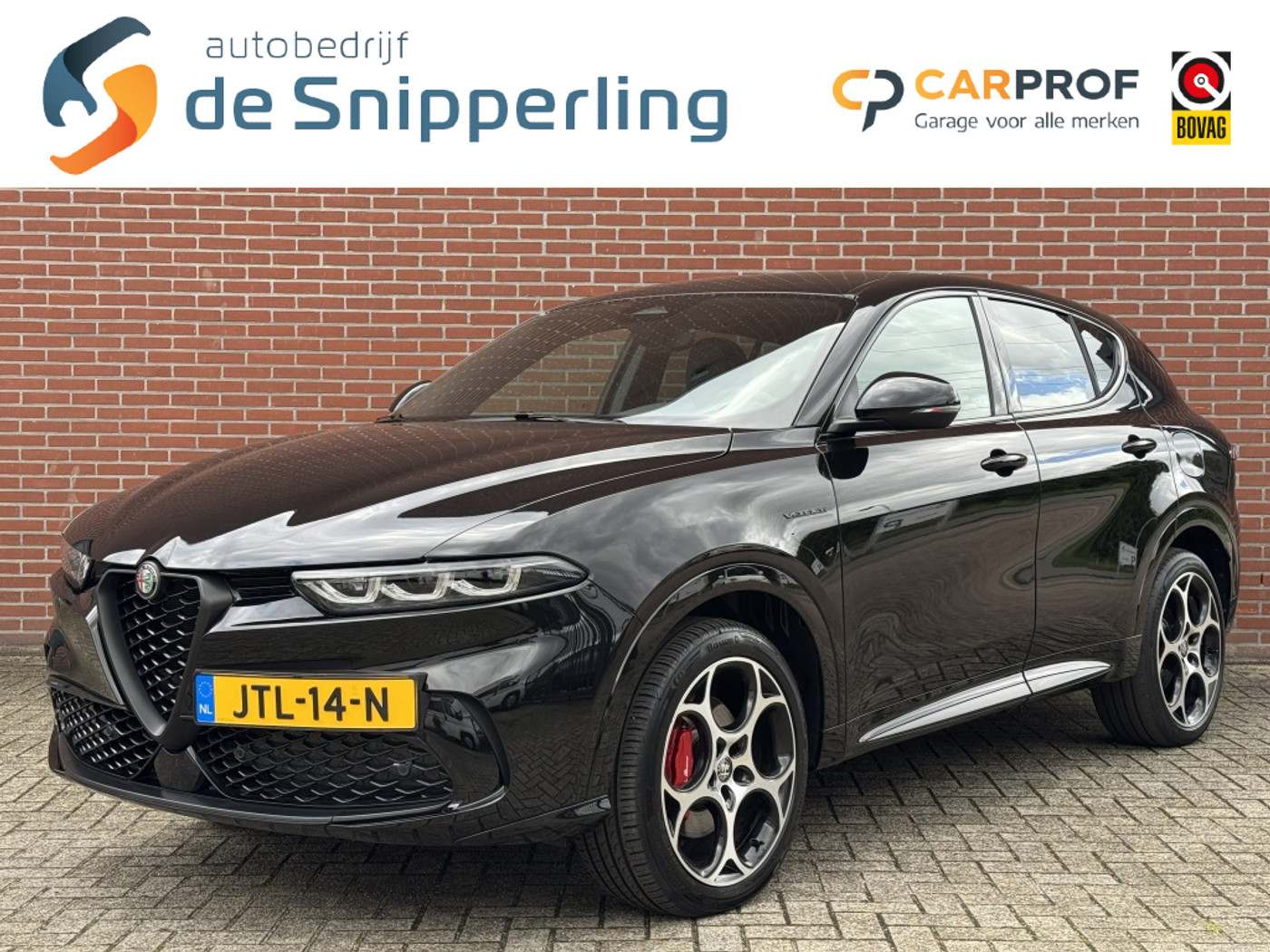 Alfa Romeo Tonale 1.3T PHEV VELOCE NAVI ADAPT-CRUISE STOELVW+VENTI CAMERA 2024 - voorkant