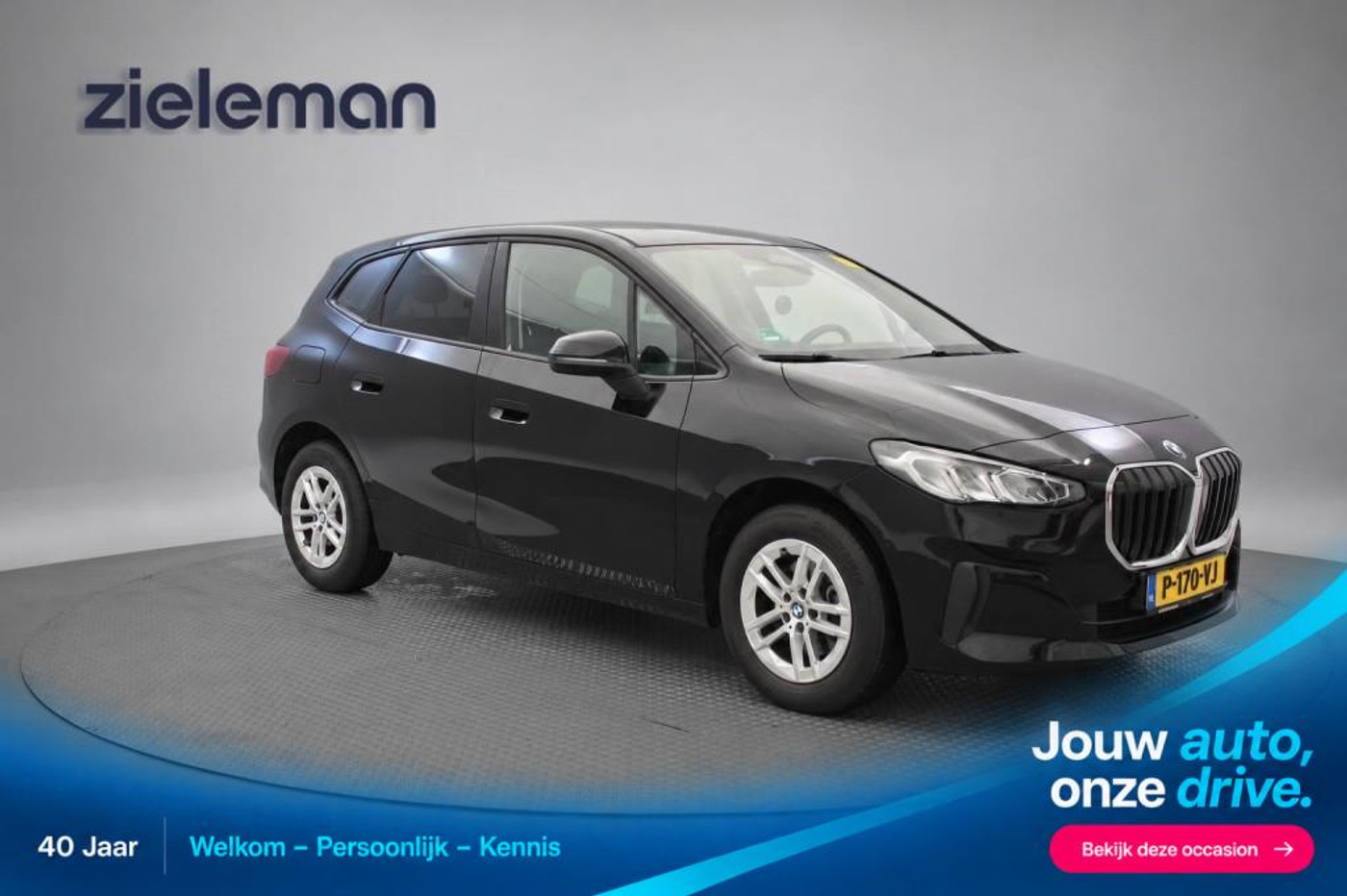 BMW 218i Active Tourer 218i Automaat - Digitaal Cockpit, Carplay, Camera, Cruise 2022 - voorkant