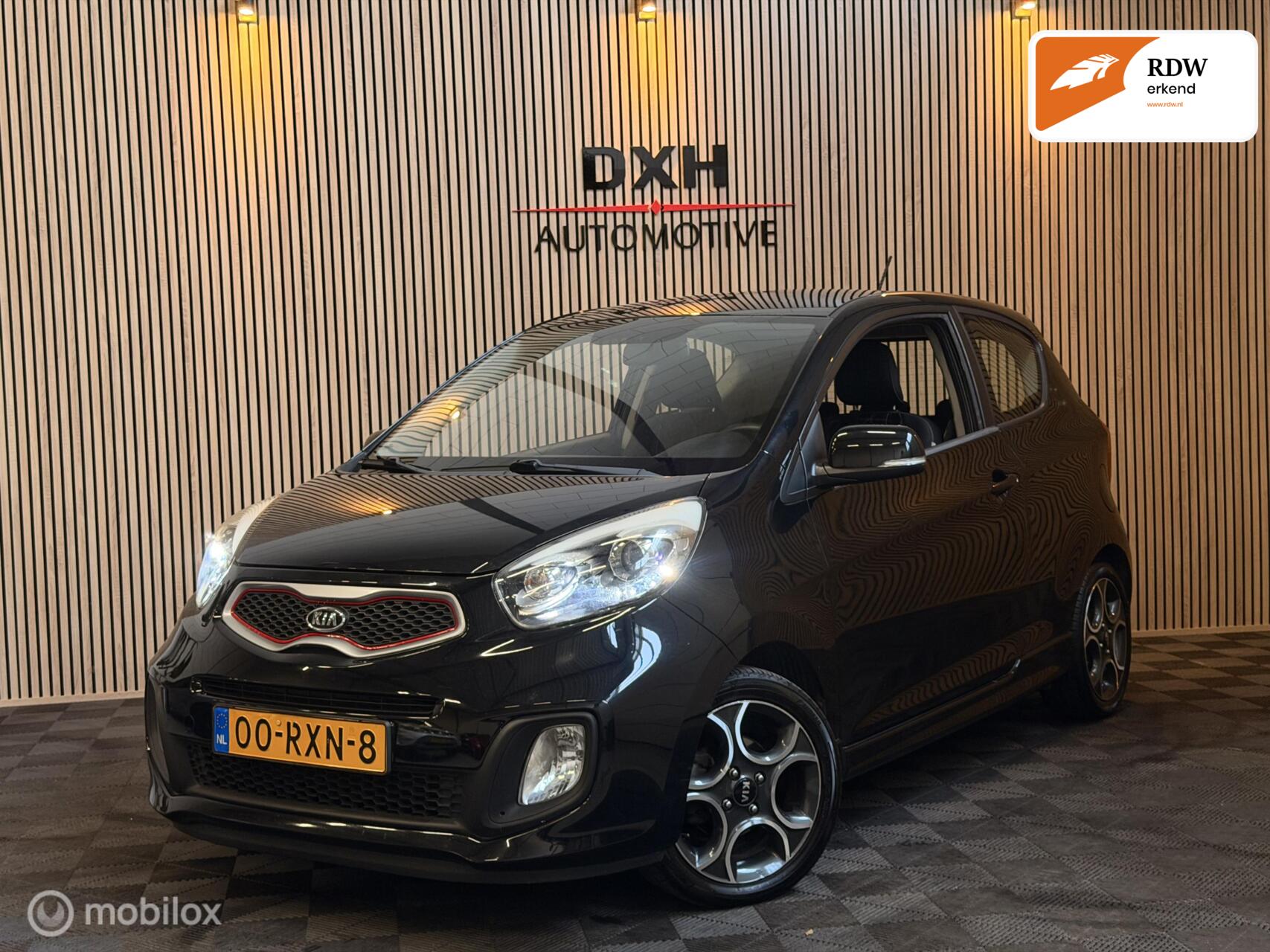 Kia Picanto 1.0 CVVT GT-Line Org.NL APK-9/2027 AIRCO LMV LED 2012 - voorkant