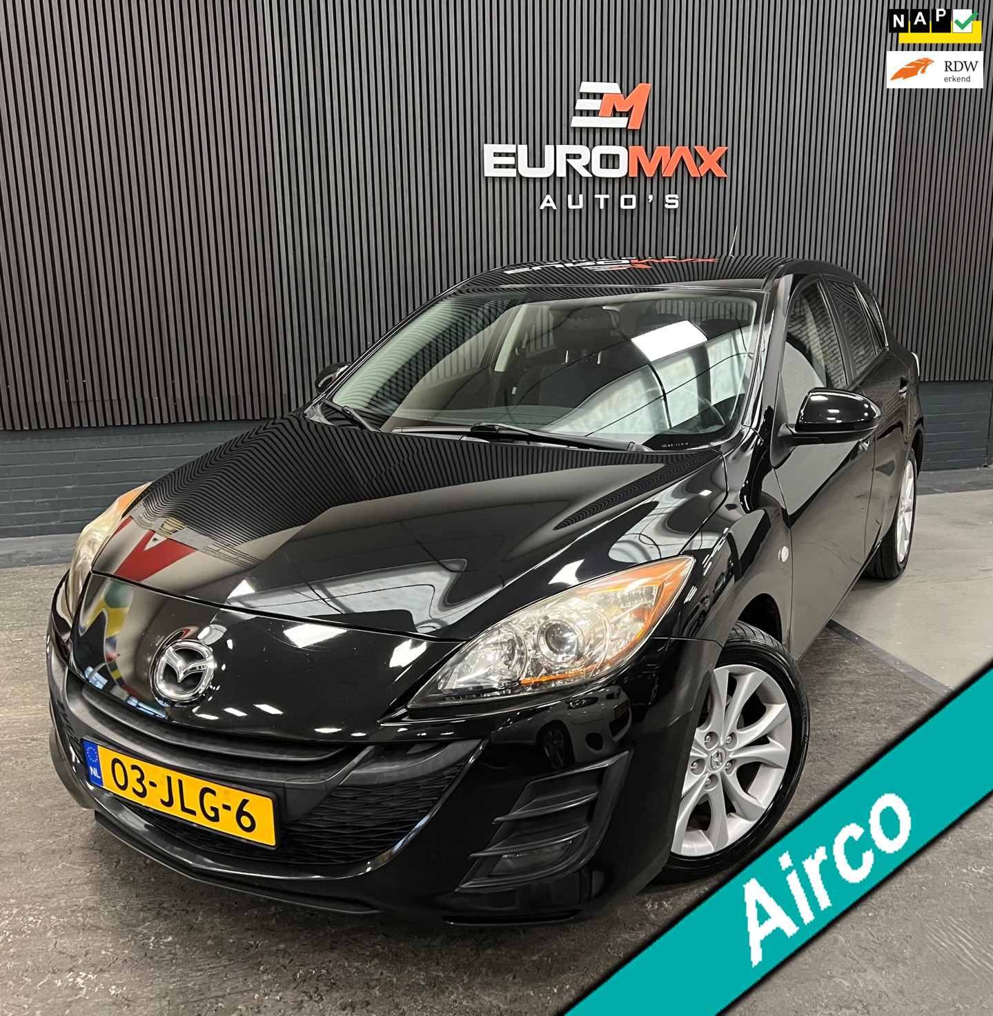 Mazda Mazda 3 2.0 DiSi TS Plus 1e Eigenaar - NAP - Cruise - Parksensor 2009 - voorkant