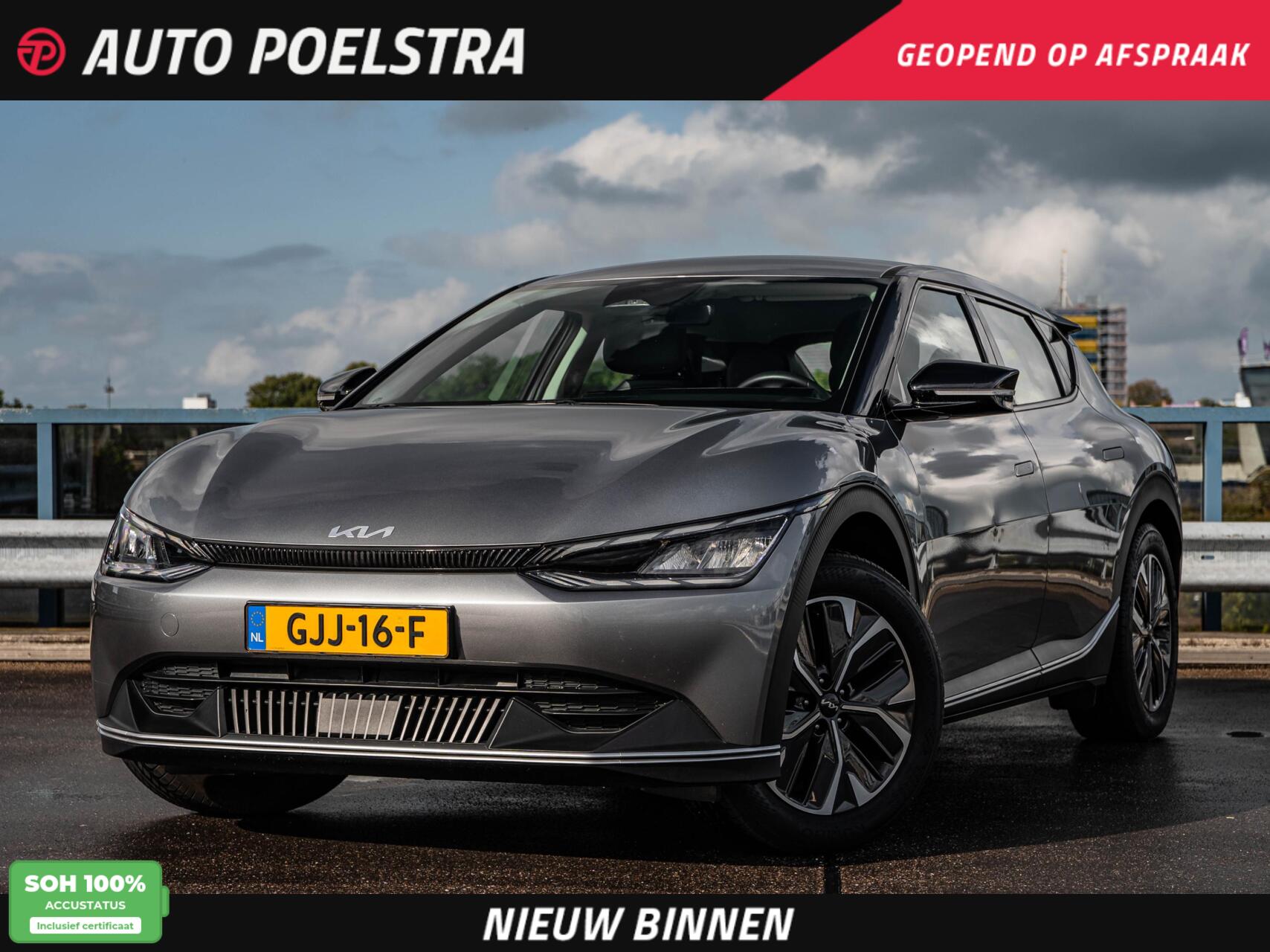 Kia Ev6 Light 77.4 kWh | SOH 100% | Trekhaak | ACC | Camera | LED | Keyless | Navigatie | Apple Carplay/Android Auto | Dealeronderhouden | 19" 2024 - voorkant