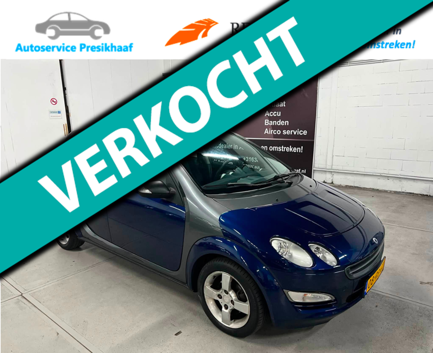 Smart Smart Forfour 1.1 1.1 pulse AIRCO / 5-DEURS / 1E EIGENAAR 2005 - voorkant