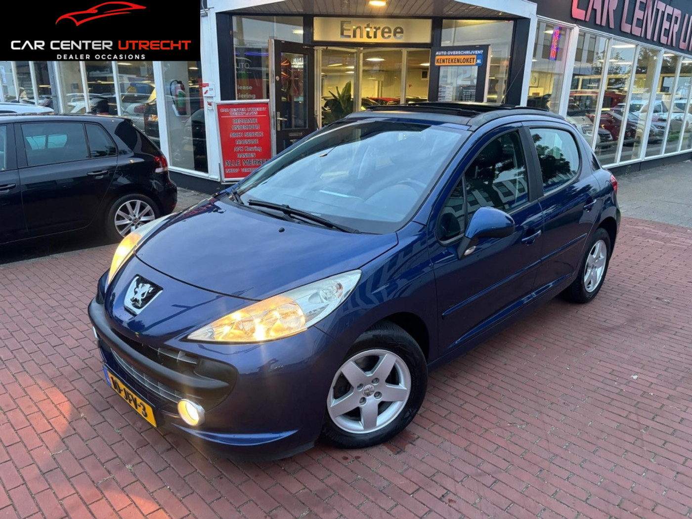 Peugeot 207 1.4 VTi XS Pack glazen panodak 5drs AIRCO 2009 - voorkant