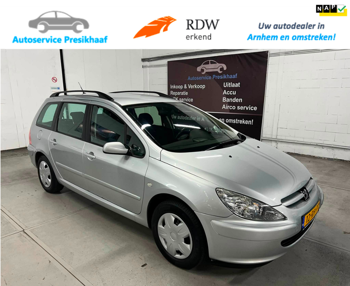 Peugeot 307 1.6-16V XS Premium ECC / NAP / TREKHAAK 2005 - voorkant