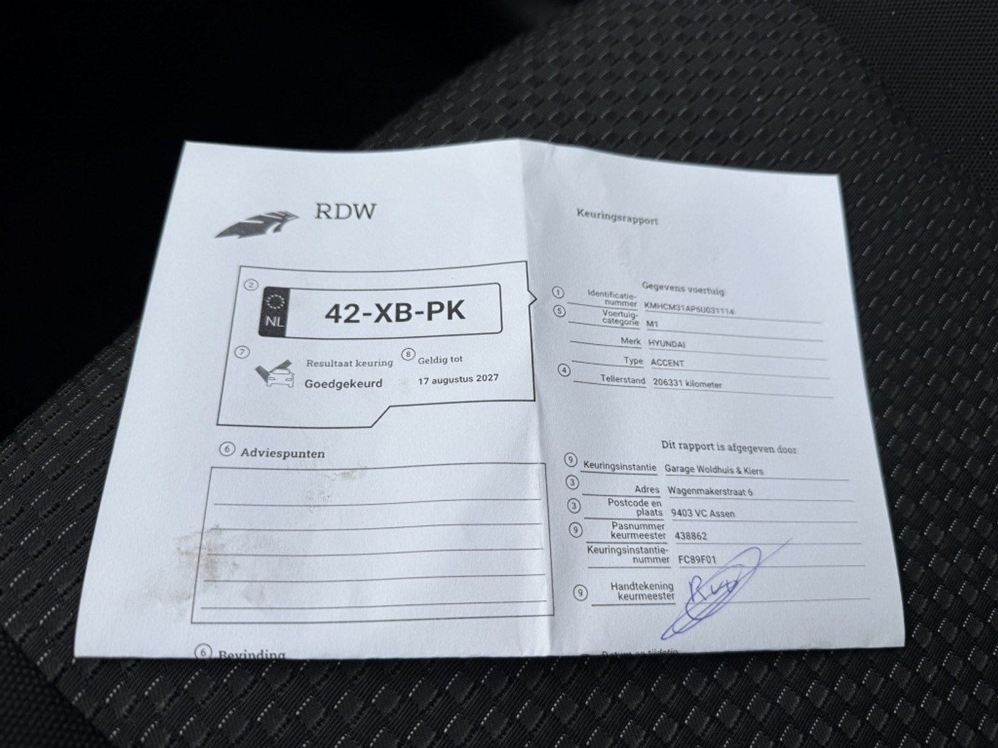 Foto van Hyundai Accent