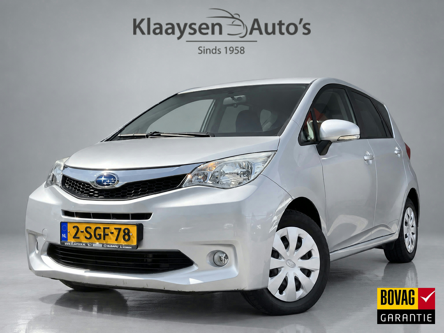 Subaru Trezia 1.4D Comfort | airco | parkeersensoren | elektrisch pakket | hoge zit en instap | garantie 2011 - voorkant
