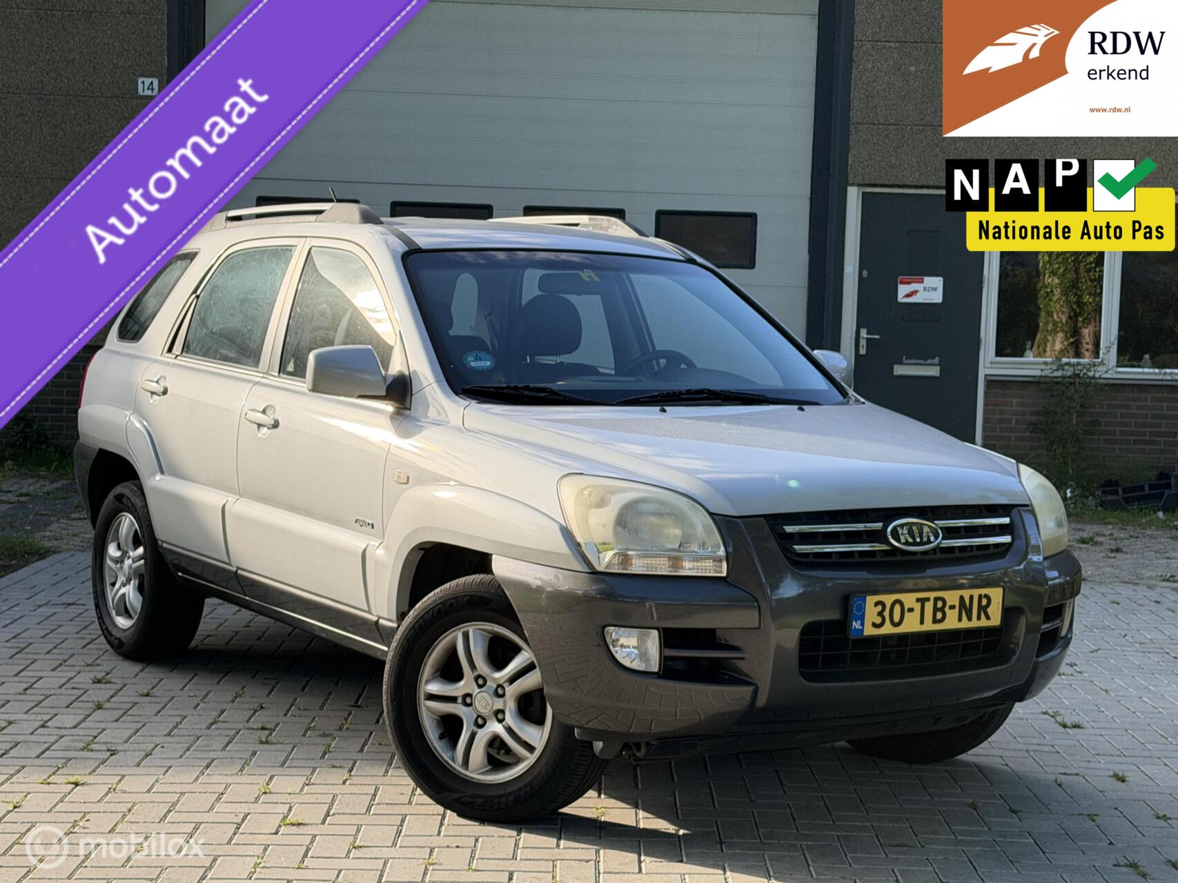 Kia Sportage 2.7 V6 Adventure 4WD AUTOMAAT|TREKHAAK|NAP 2006 - voorkant