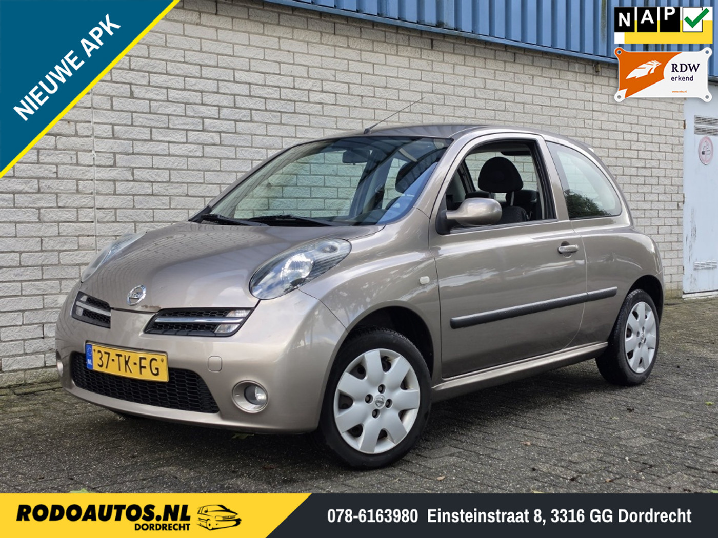 Nissan Nissan Micra 1.4 Tekna 3D Airco Nieuwe APK ✅ 2006 - voorkant