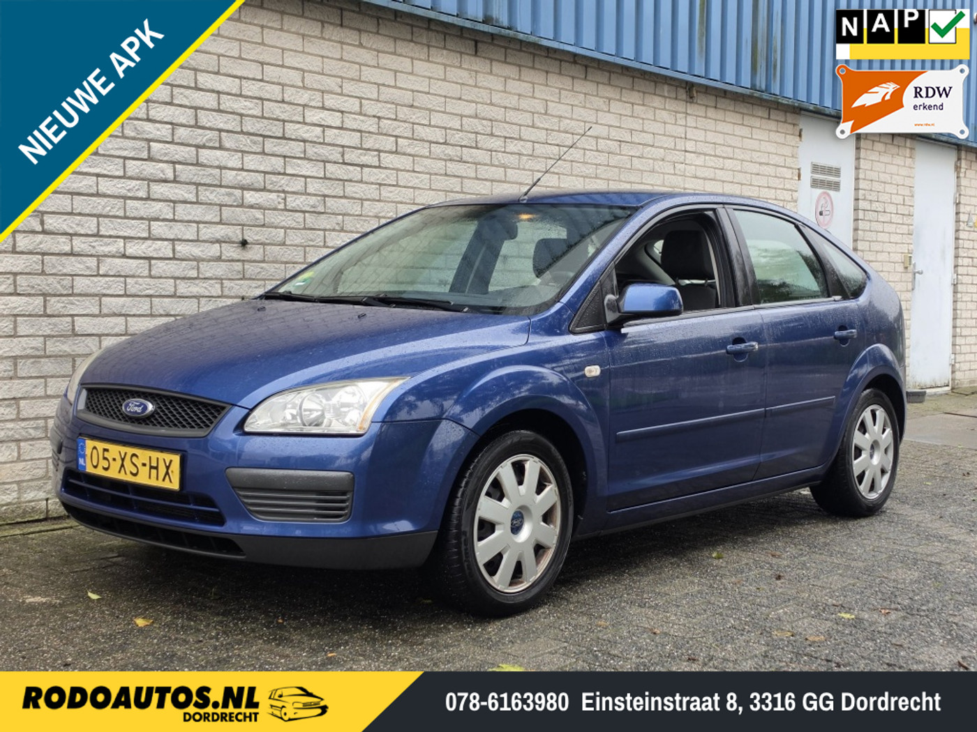 Ford Focus 1.4-16V Trend 5Drs Airco Boekjes ✅ 2007 - voorkant