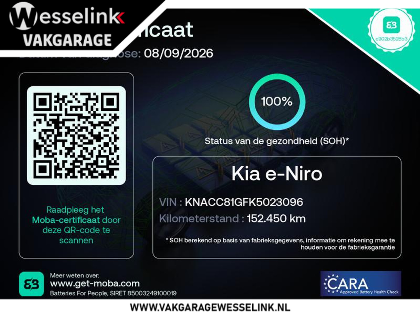 Kia Niro ExecutiveLine 64 kWh 2019 - voorkant