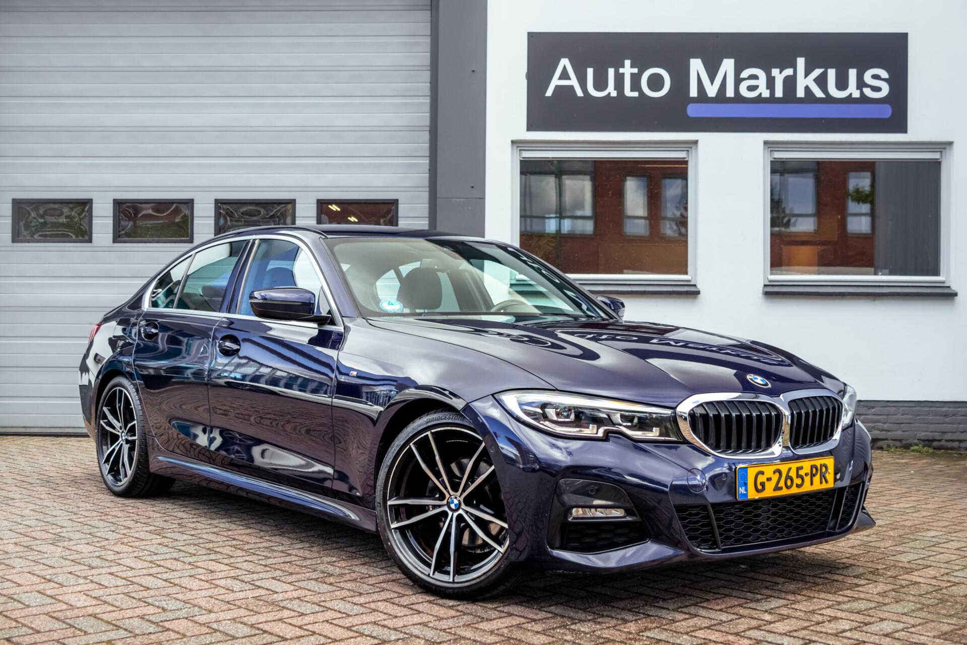 BMW 320i 320i High Executive M-Sport|Cam|HiFi|Individual|19"|Live Cockpit|Flippers|Stoelverwarming 2019 - voorkant