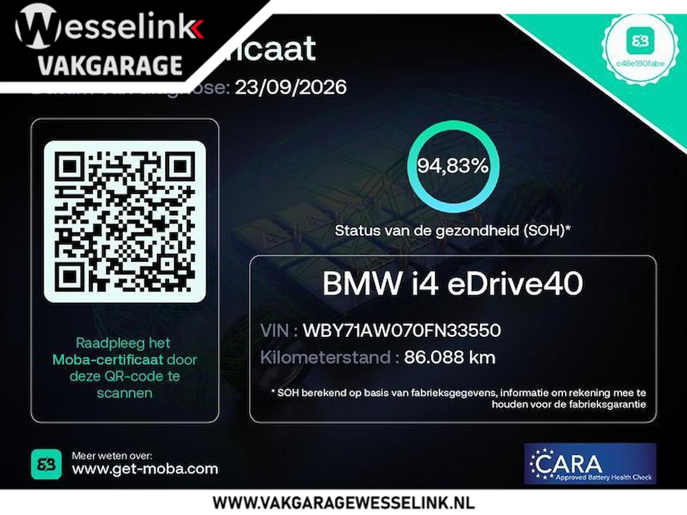 BMW I4 Edrive40 eDrive40 High Executive 84 kWh 2022 - voorkant