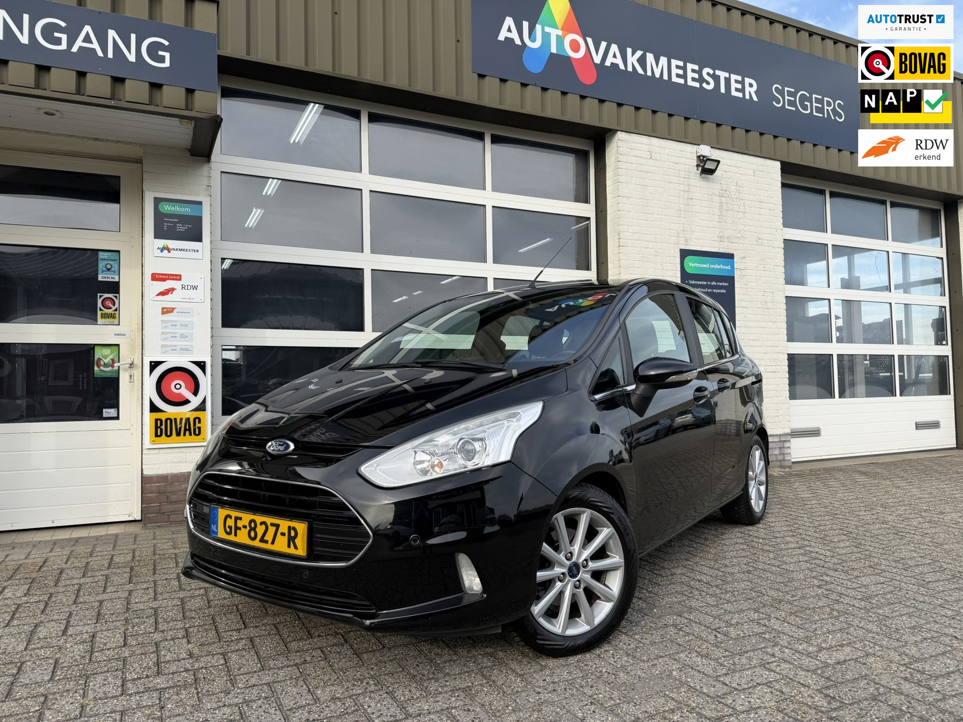 Ford B-max 1.0 EcoBoost Titanium|Airco|PDC|NAP|Trekhaak|Camera| 2015 - voorkant
