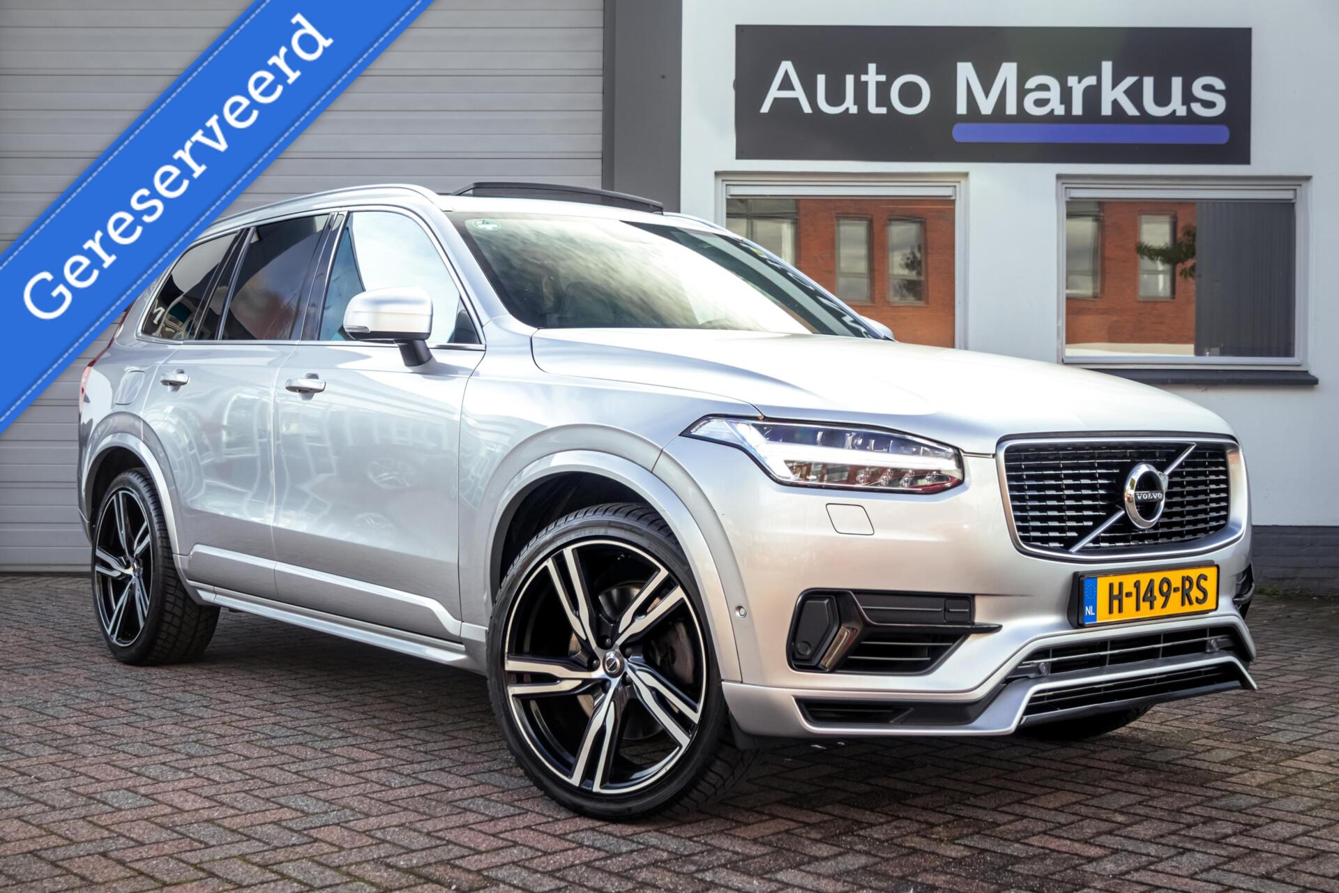 Volvo Xc90 T8 Twin Engine 2.0 T8 Twin Engine AWD R-Design|Pano|7P|Luchtvering|Ventilatie|Memory|Trekhaak 2016 - voorkant