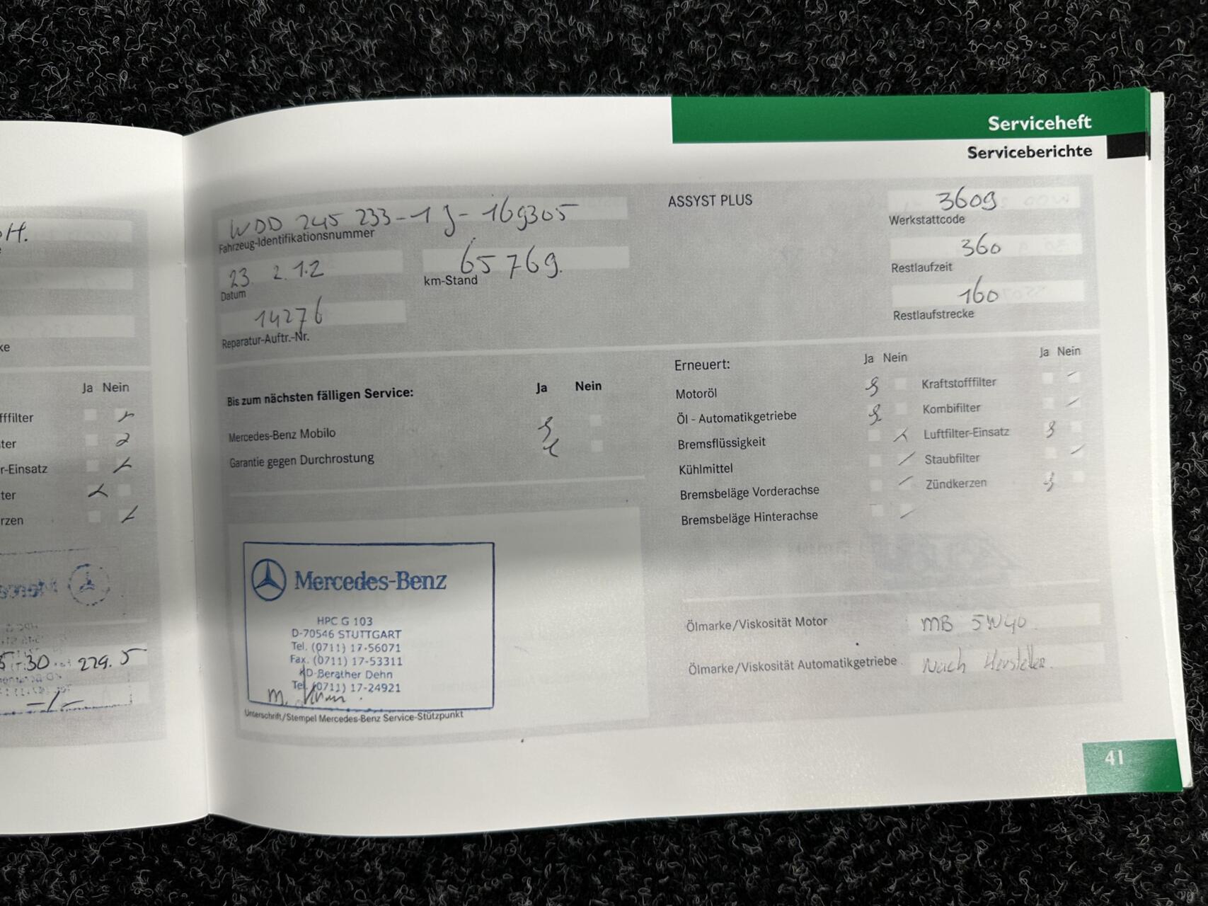 Foto van Mercedes-Benz B 200