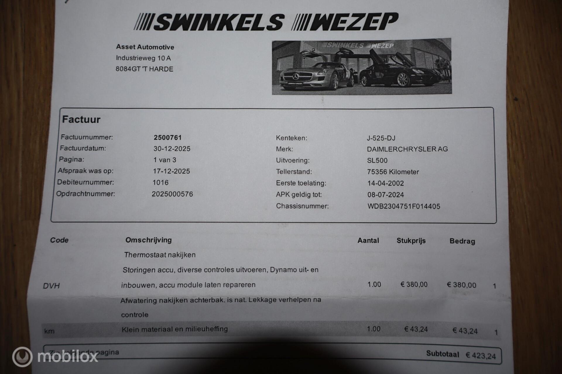 Foto van Mercedes-Benz SL