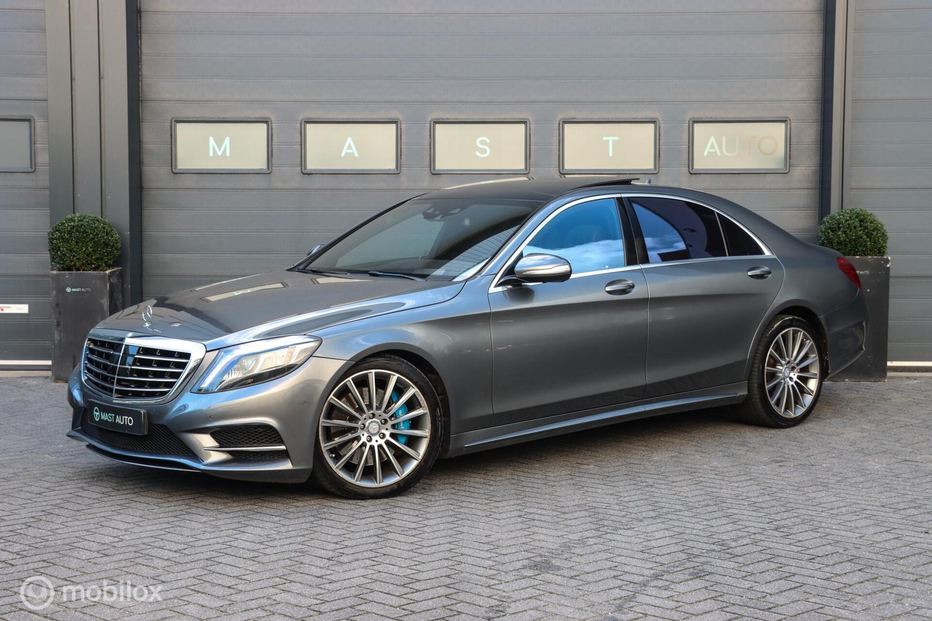Mercedes-Benz S 500 E Lang AMG Hybride Prestige Plus|4x Ventilatie|Burmester|HUD|Pano| 2015 - voorkant