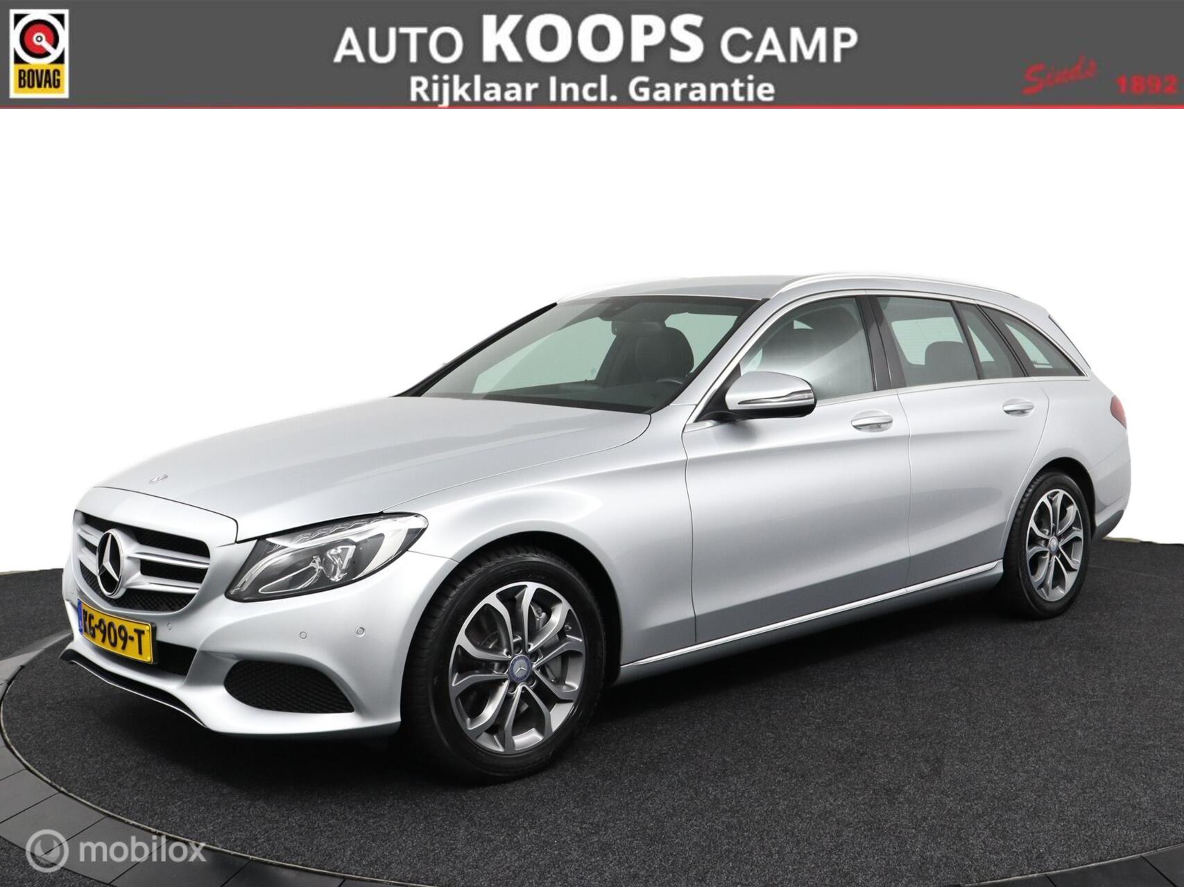 Mercedes-Benz C 350 E 350 e Lease Edition | 81DKM NAP | Luchtvering | Elec. kofferklep | Led verlichting | Stoel verwarming | 2016 - voorkant