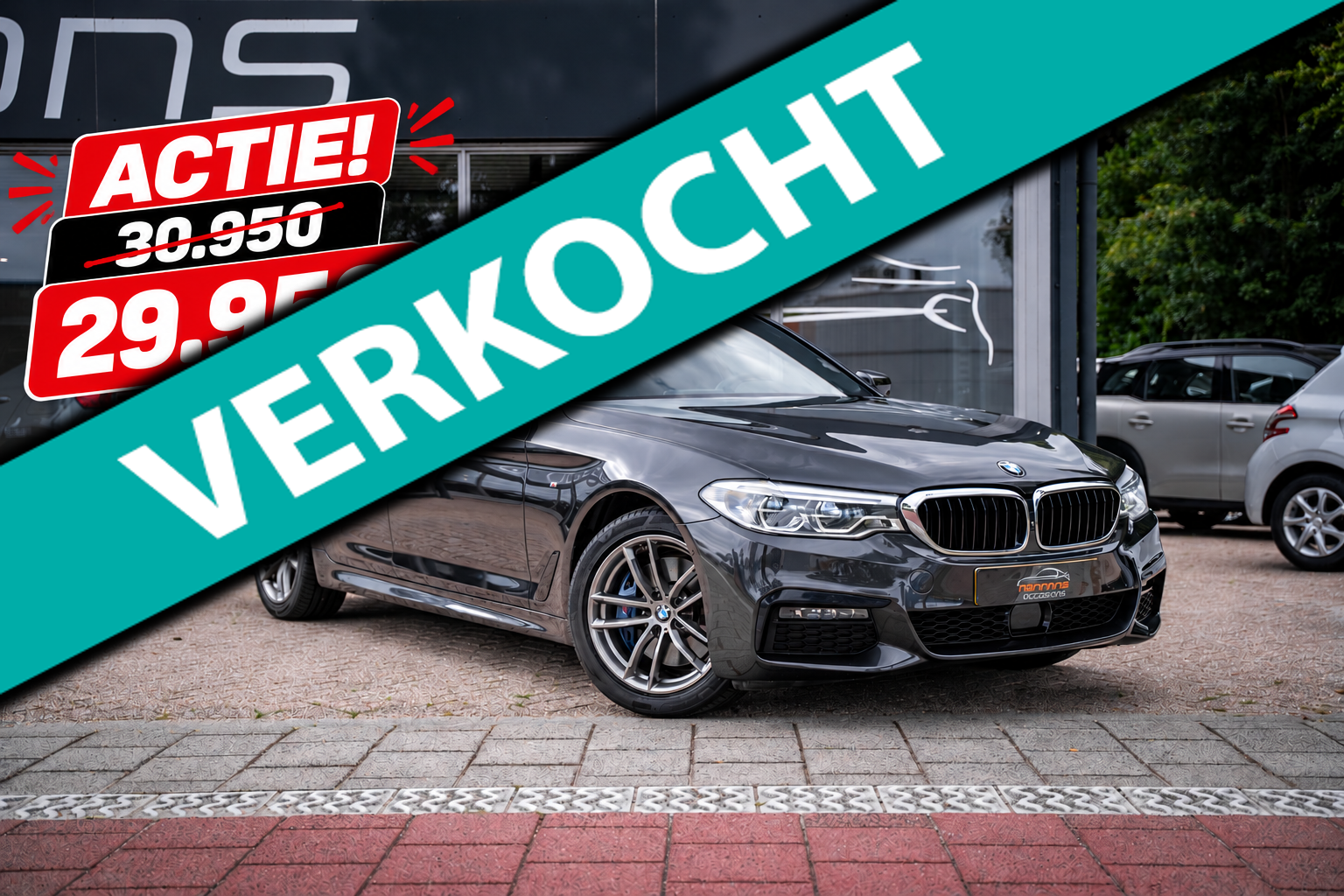 BMW 530i xDrive 530i xDrive High Executive|Pano|HUD|Memory|ACC|Stoel/Stuurverw V/A|Ambiance| 2019 - voorkant