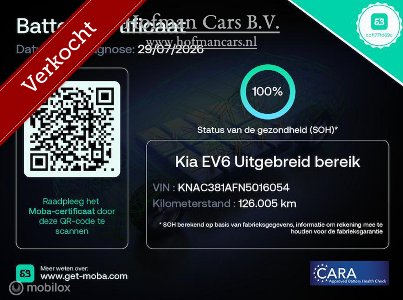 Foto van Kia Ev6