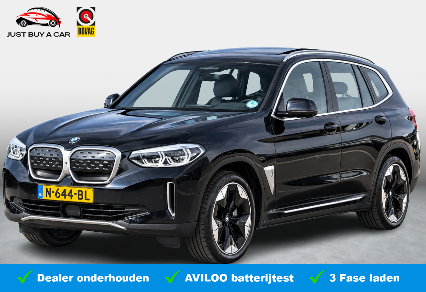 BMW Ix3 High Executive 80 kWh 2021 - voorkant