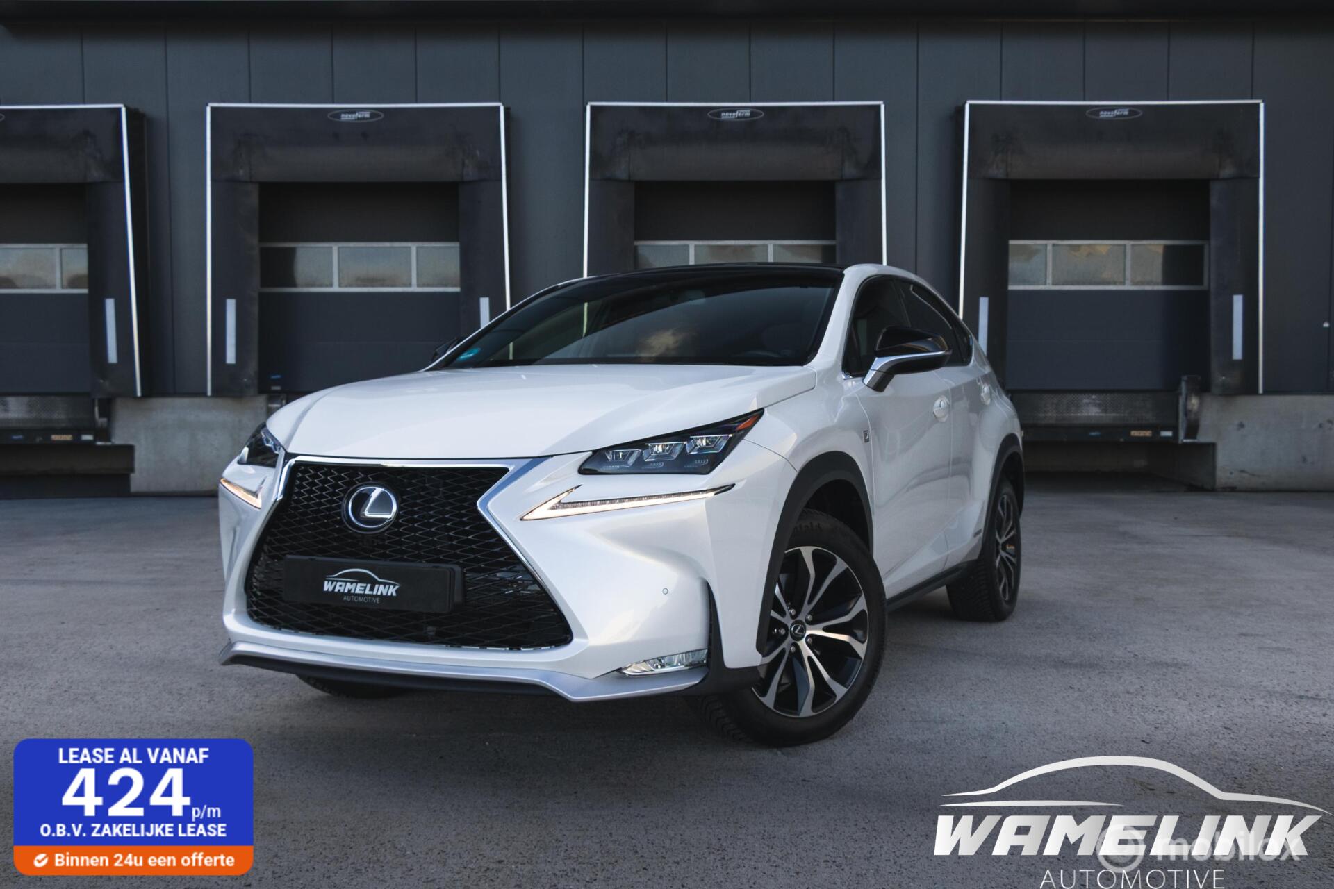 Lexus Lexus Nx300h 300h AWD F-Sport Edition Parelmoer/Panoramadak 2017 - voorkant