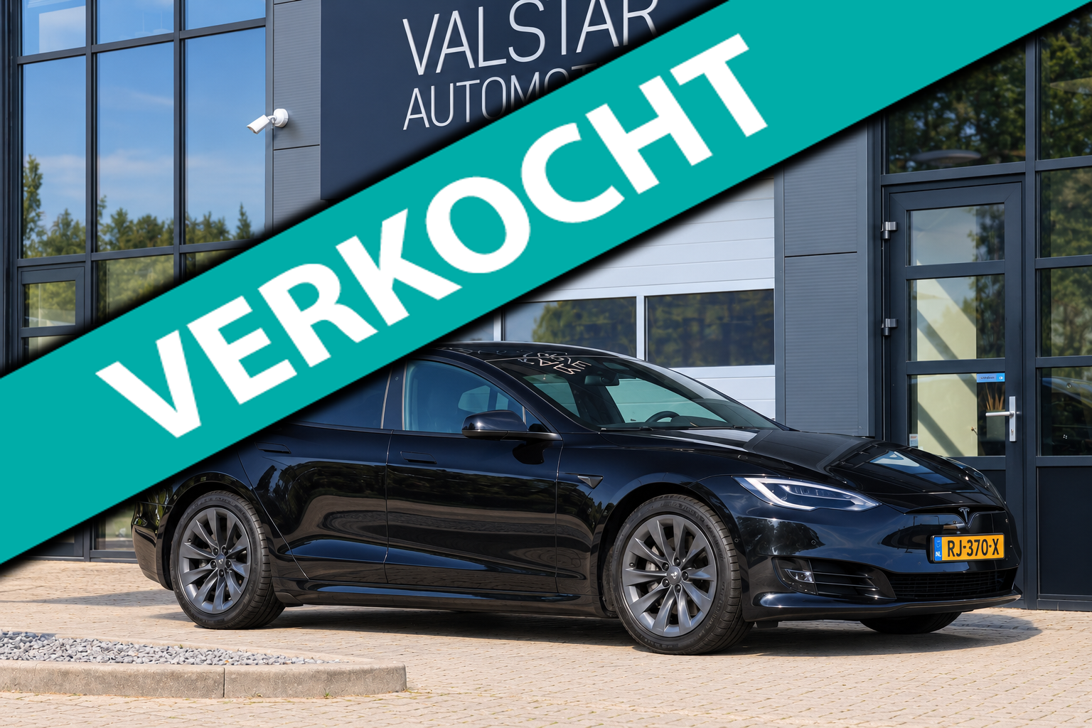 Tesla Model S 75D|ULTRA BLACK|PANORAMA|86% SOH 2017 - voorkant