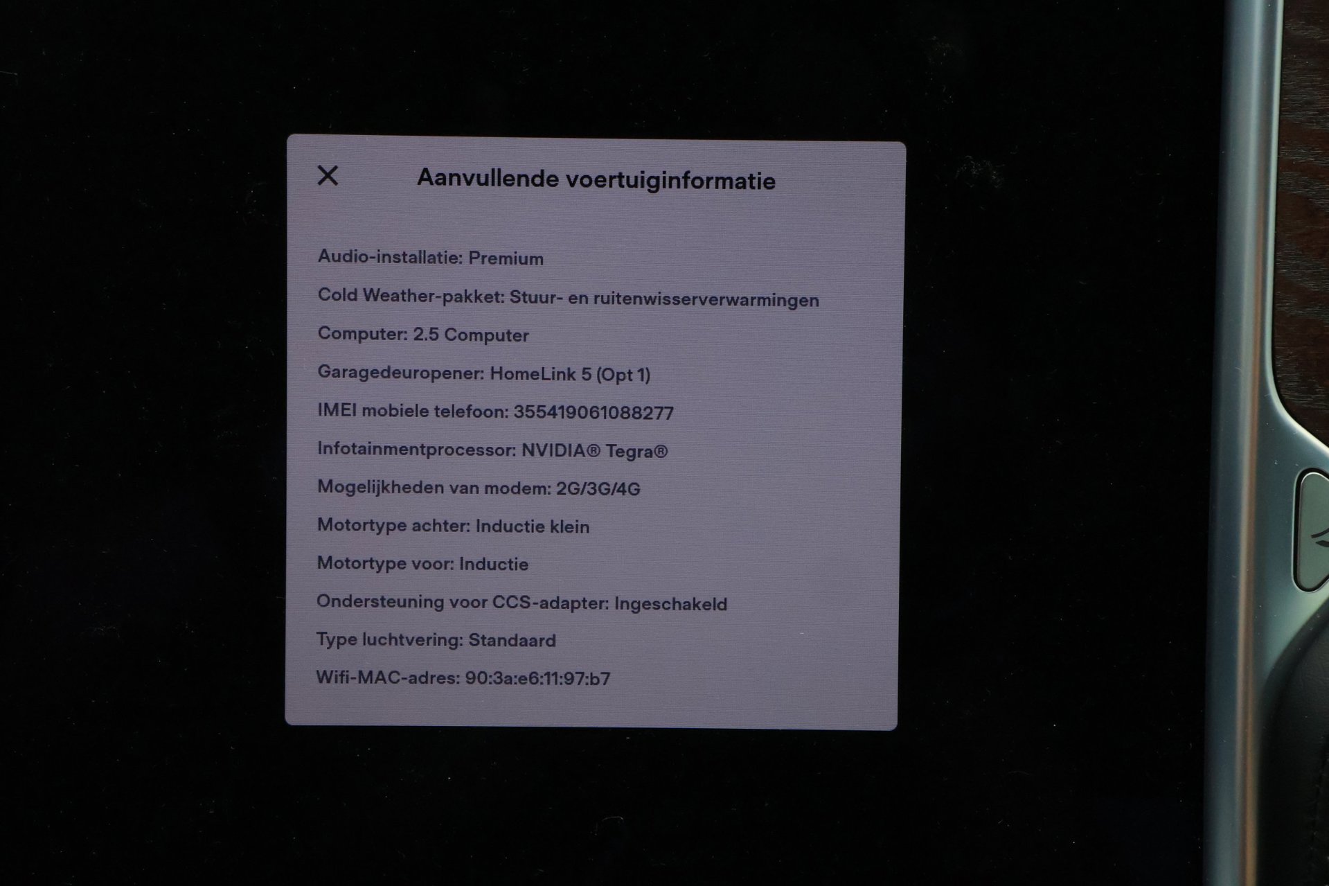 Foto van Tesla Model S