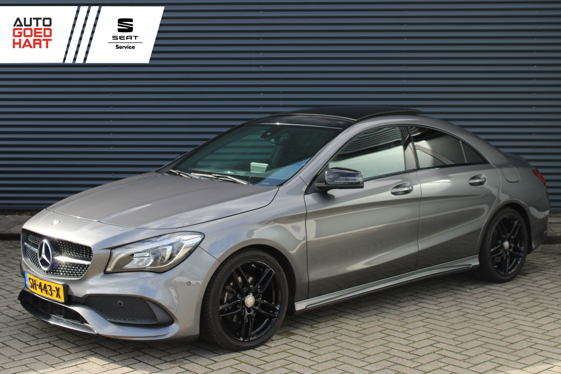 Mercedes-Benz Cla 200 D 200 d Business Solution AMG NL-Auto Panoramadak Led Navigatie 2016 - voorkant