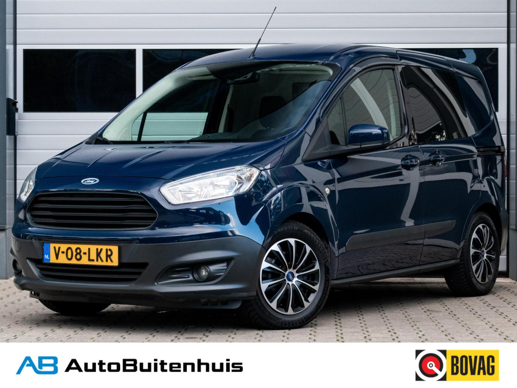 Ford Transit Courier 1.0 EcoBoost S&S|MARGE|NW. DISTR. RIEM|TREKHAAK|PDC|AIRCO|ELEK. PAKKET 2015 - voorkant