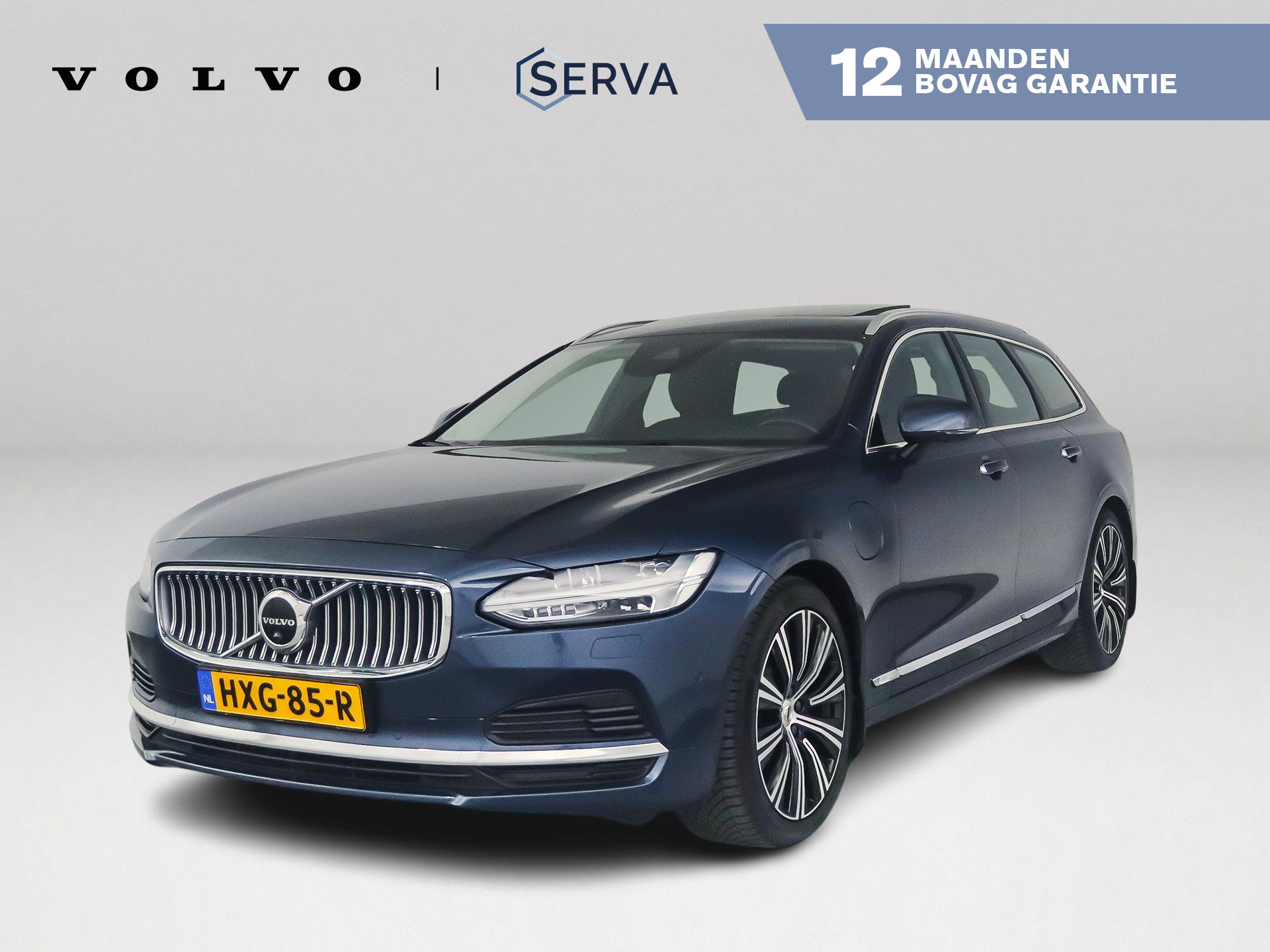 Volvo V90 T8 AWD Inscription | Panoramadak | 360° camera | Head-up display | Harman Kardon | Stoelventilatie | Stoel- en stuurverwarming 2021 - voorkant