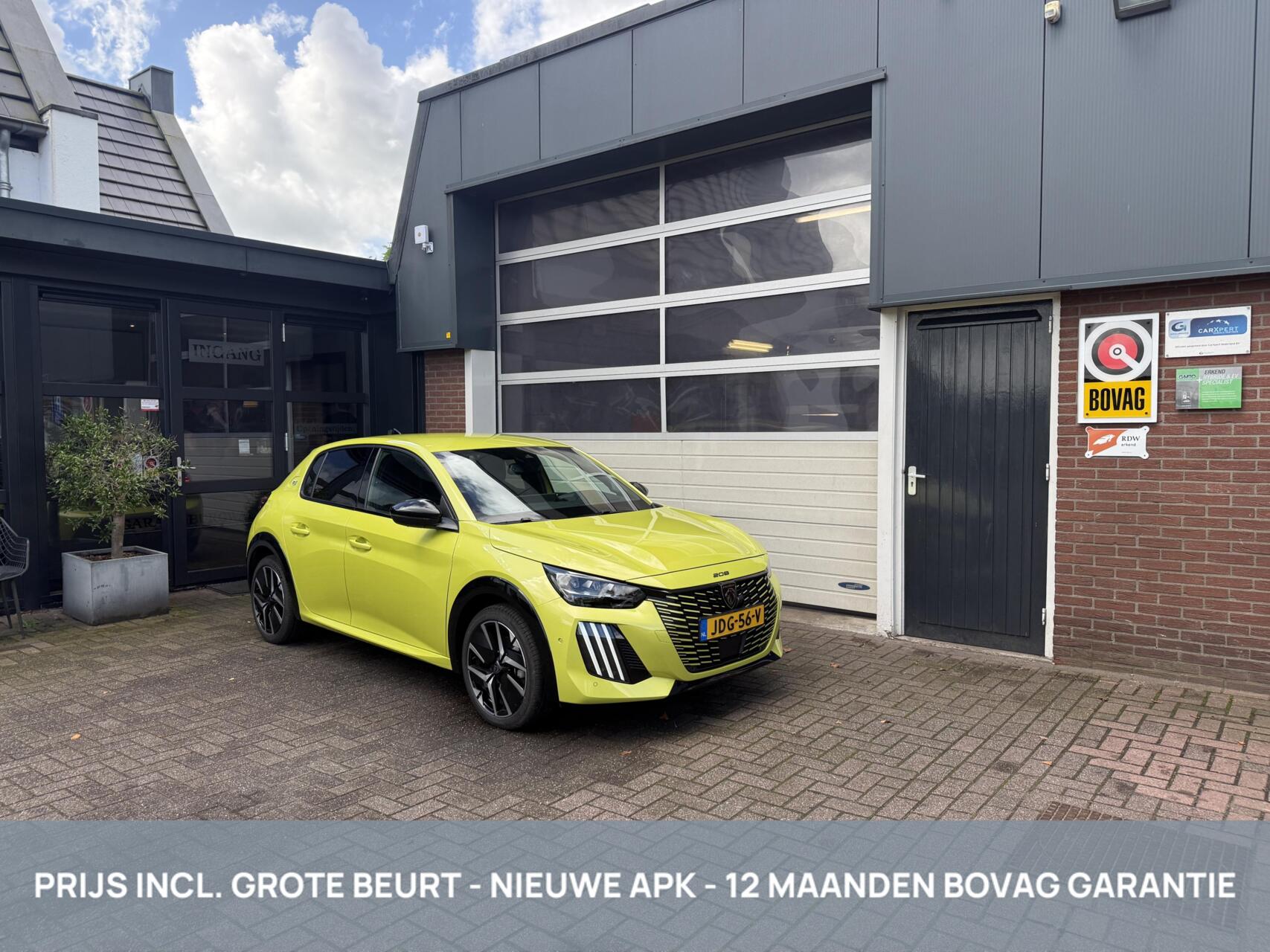 Peugeot E-208 EV GT Avantage 51 kWh SOH 96.7% ACC/WARMTEPOMP *ALL-IN PRIJS* 2025 - voorkant
