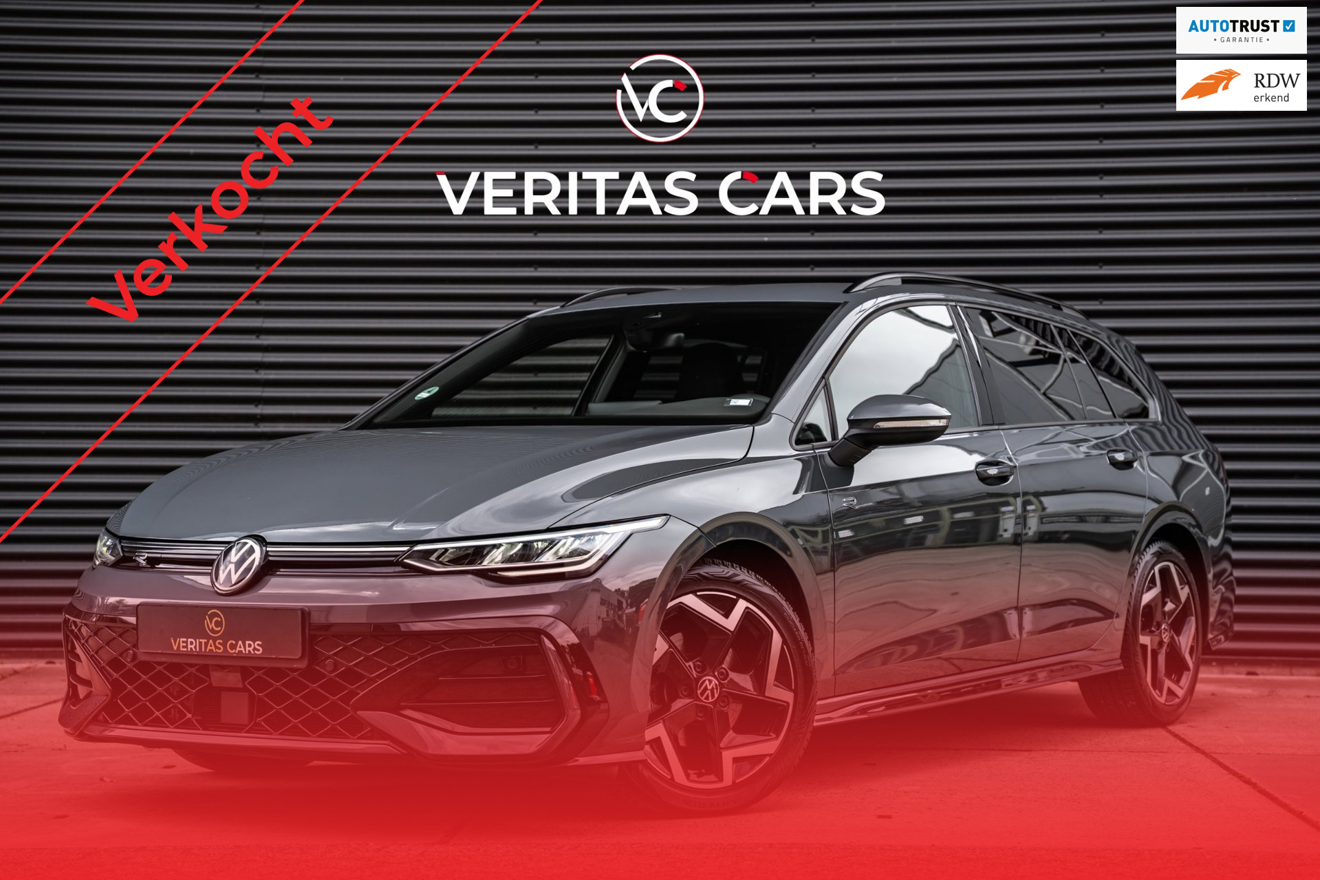 Volkswagen Golf Variant 1.5 TSI R-Line 150PK|BTW|ACC|Lane assist|Camera|CarPlay|Drive Mode|Sfeerverlichting e.o. 2025 - voorkant